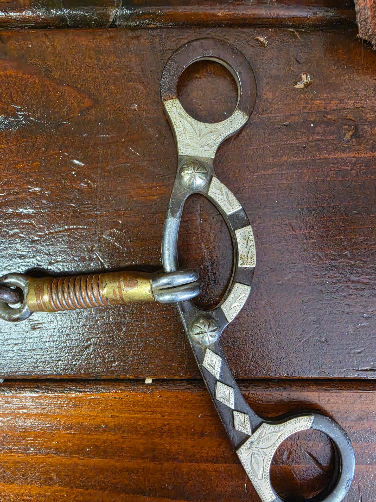# Pc. Copper Wrapped Gag Fancy Shanks