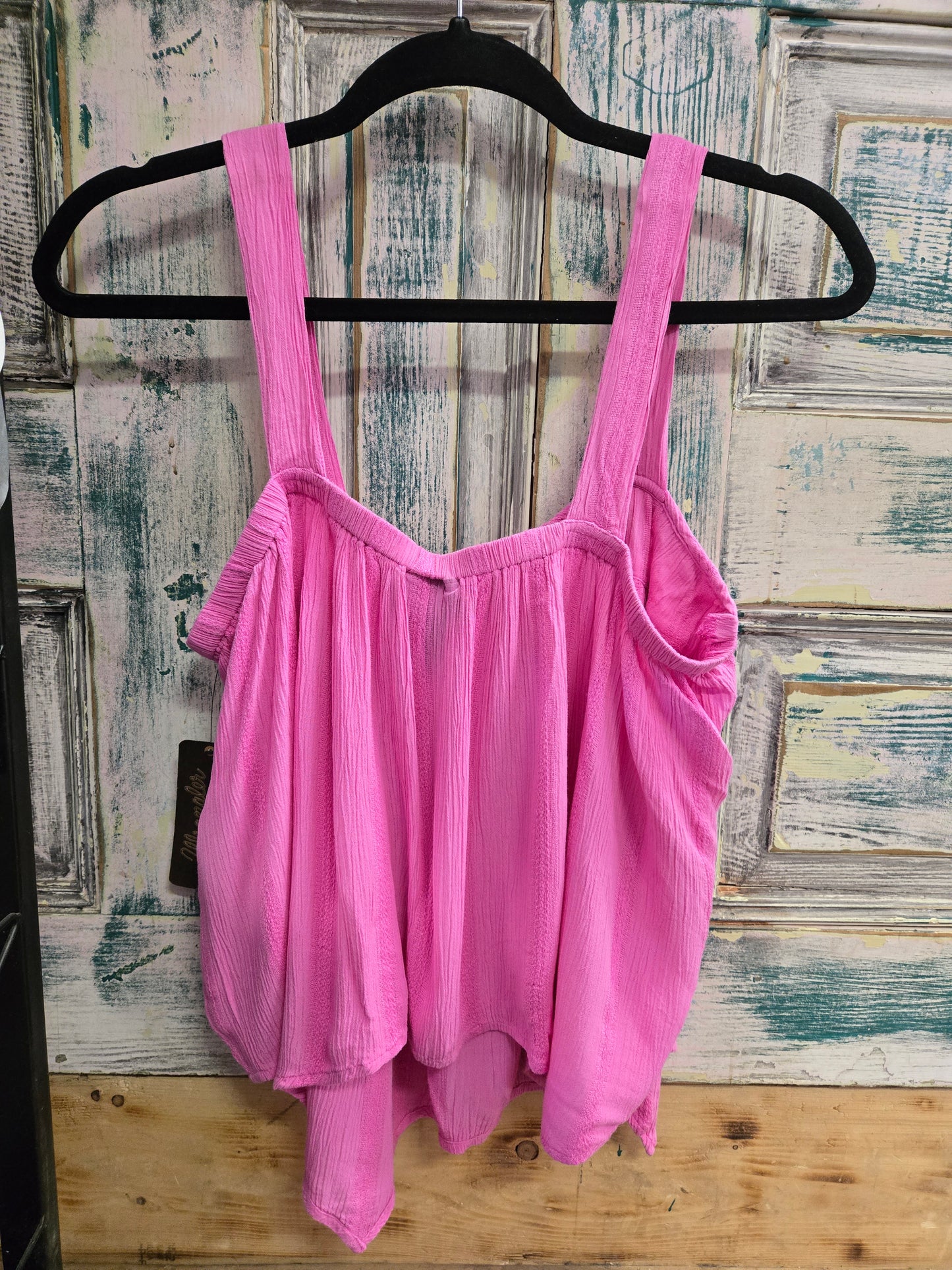 NEW Pink Top/ Crochet Detail