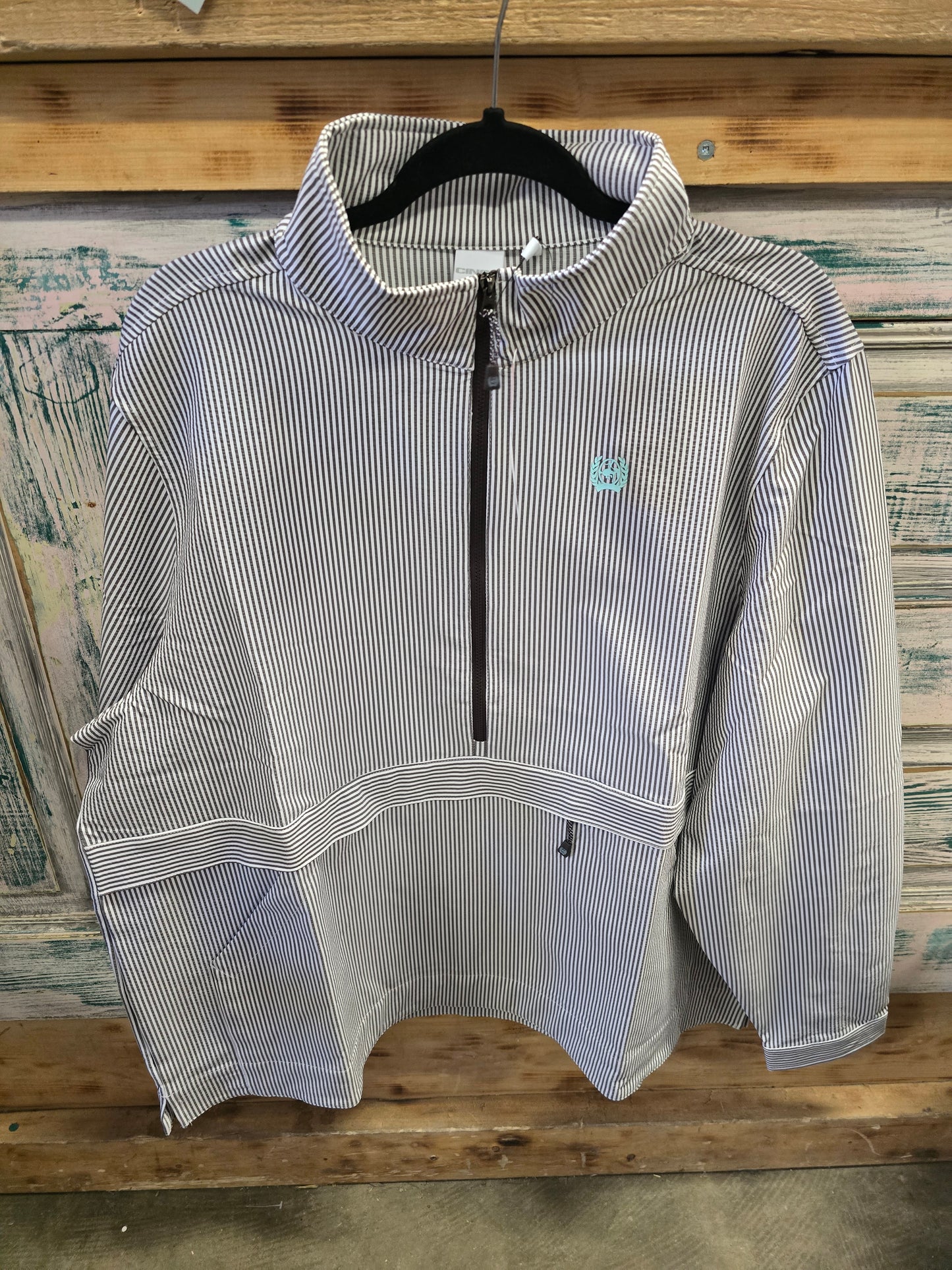 NEW Ladies Striped Windbreaker