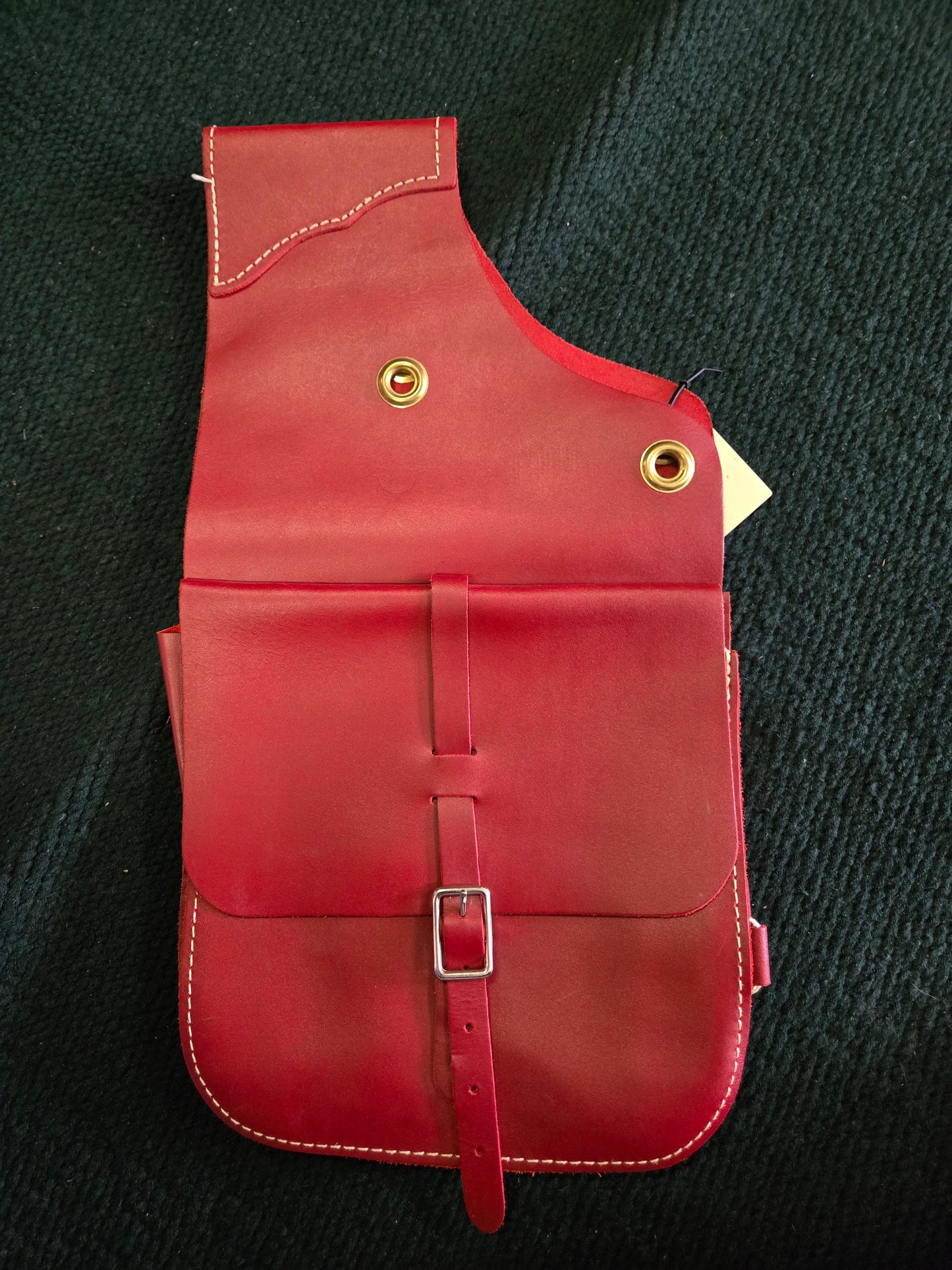 Red Saddle Bags/Leather