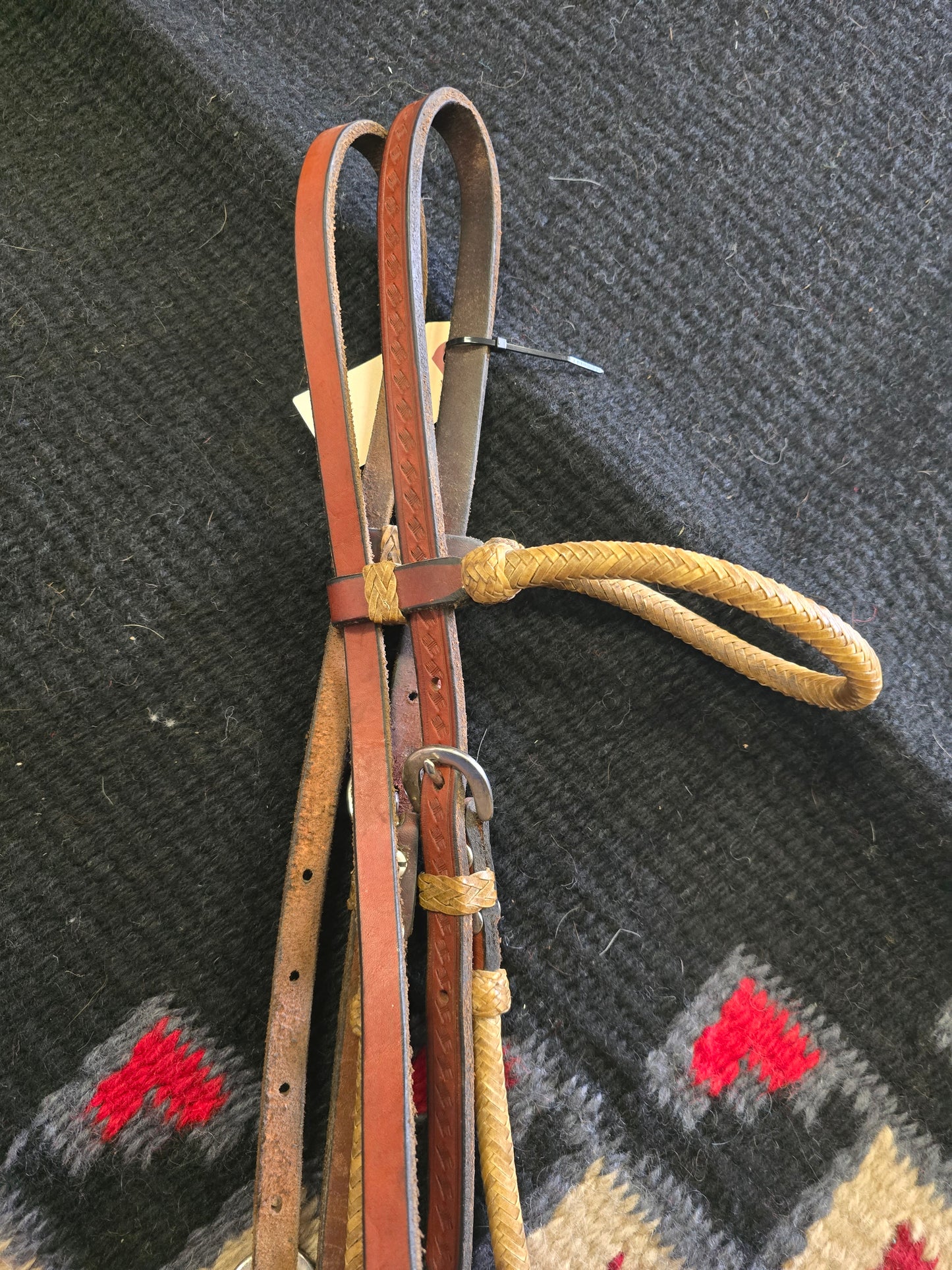 Rawhide Browband Headstall