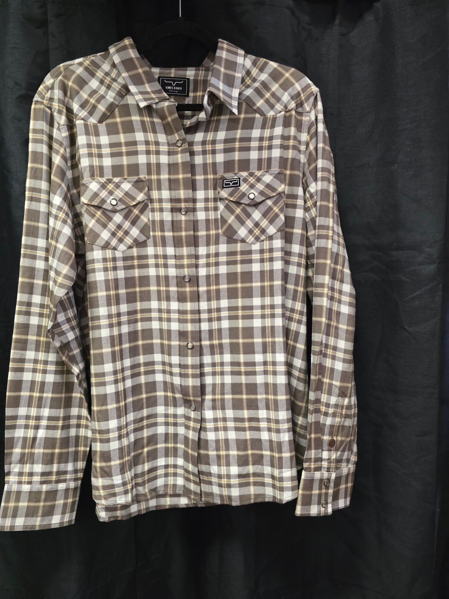 NEW Kimes Plaid Flannel W/Shirt