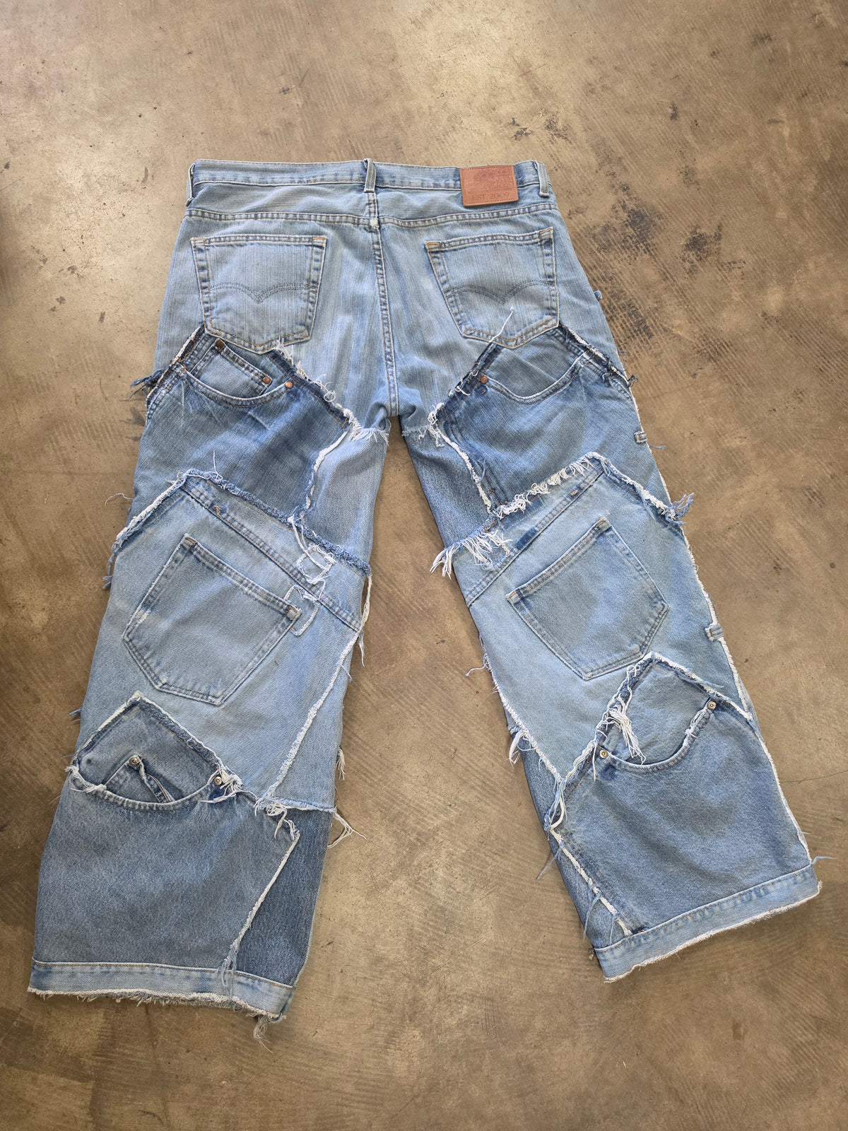 Upcylcled Jeans/ Pockets