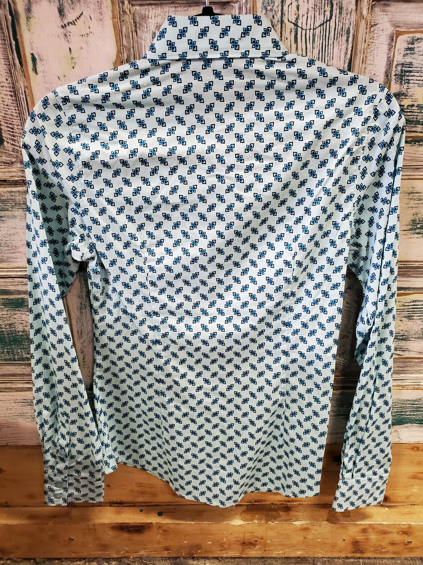 Ladies NEW Teal Print W/Shirt