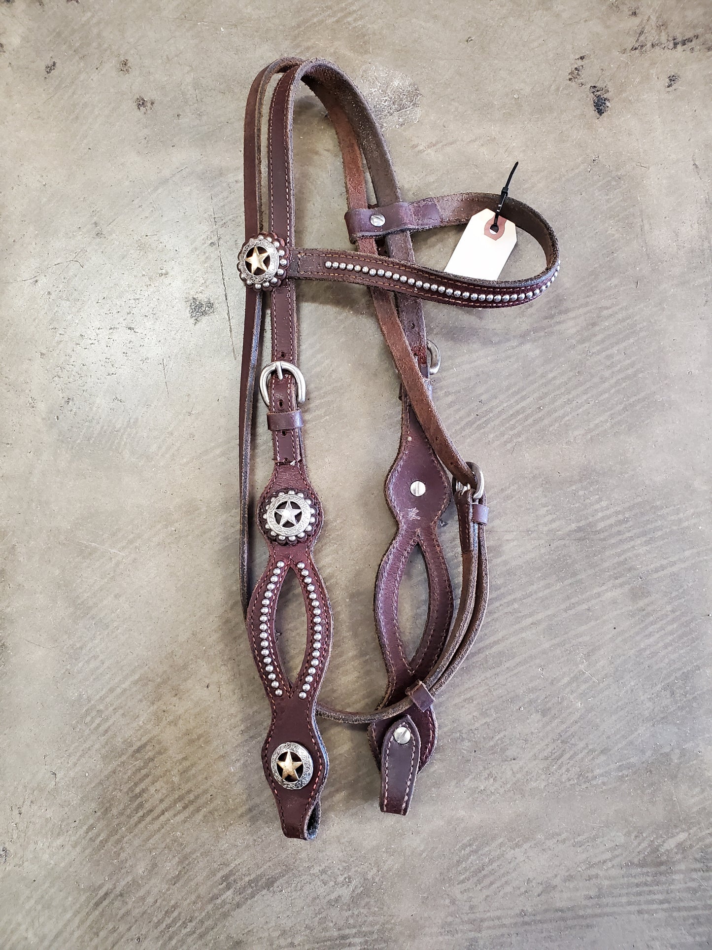 Texas Star Concho Headstall