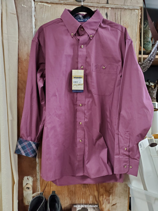 NWT Mens Wine W/shirt - M & XXL