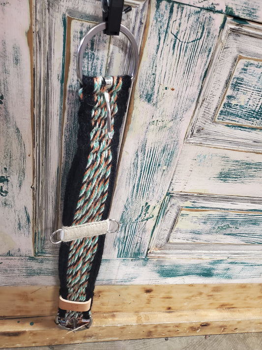 Locally Made Mohair Cutter Cinch    Black-mint