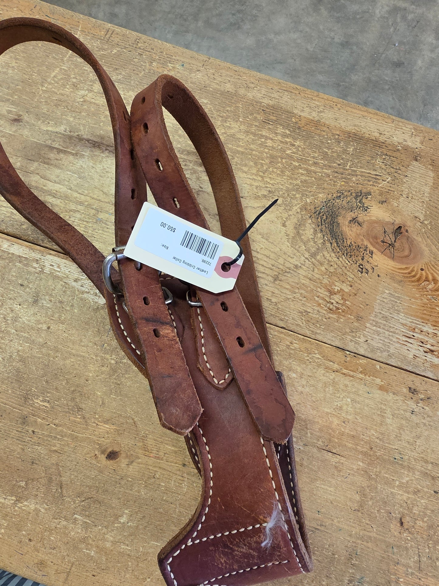 Leather Cribbing Collar