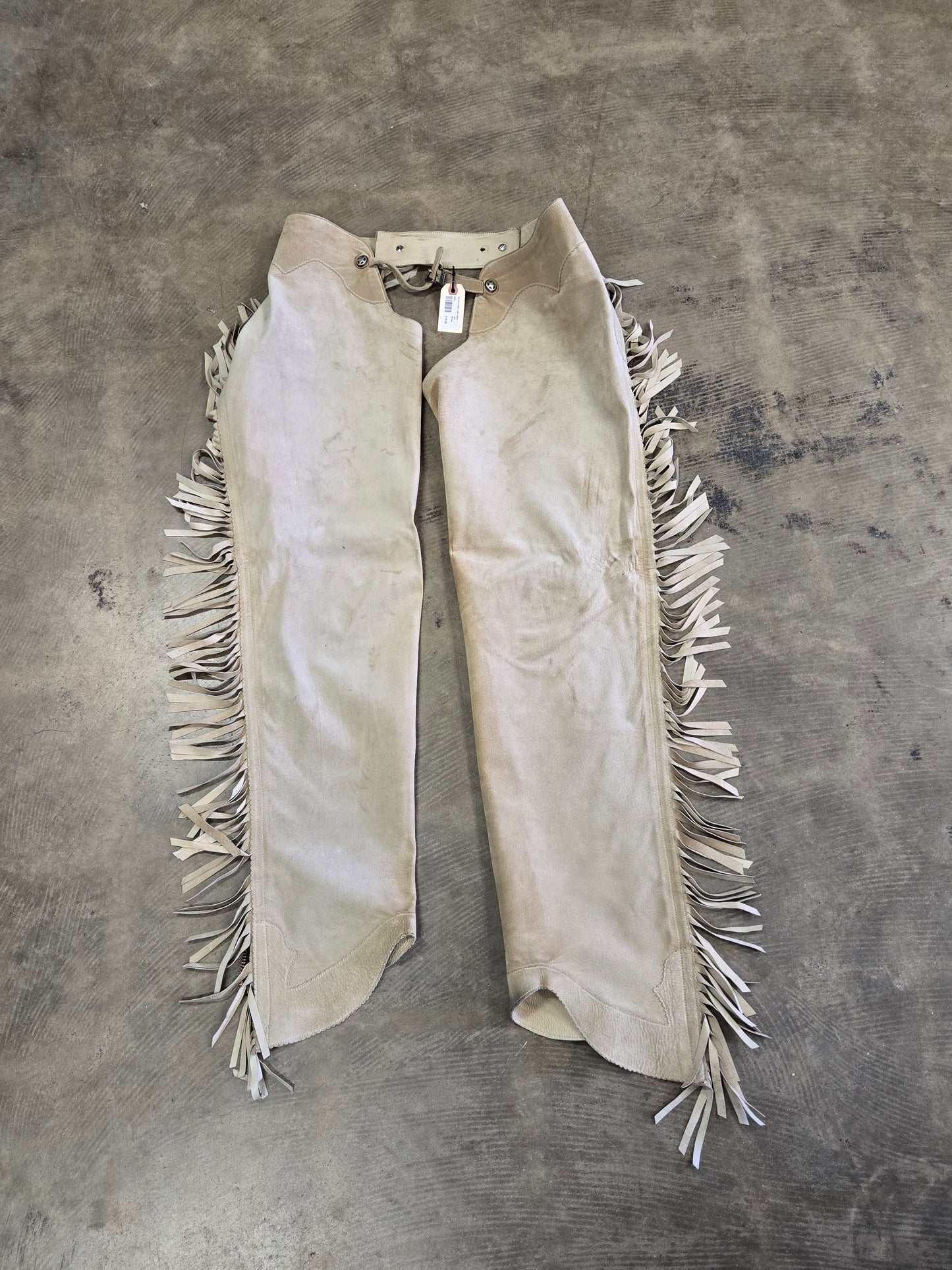 Tan Show Chaps-Light Leather