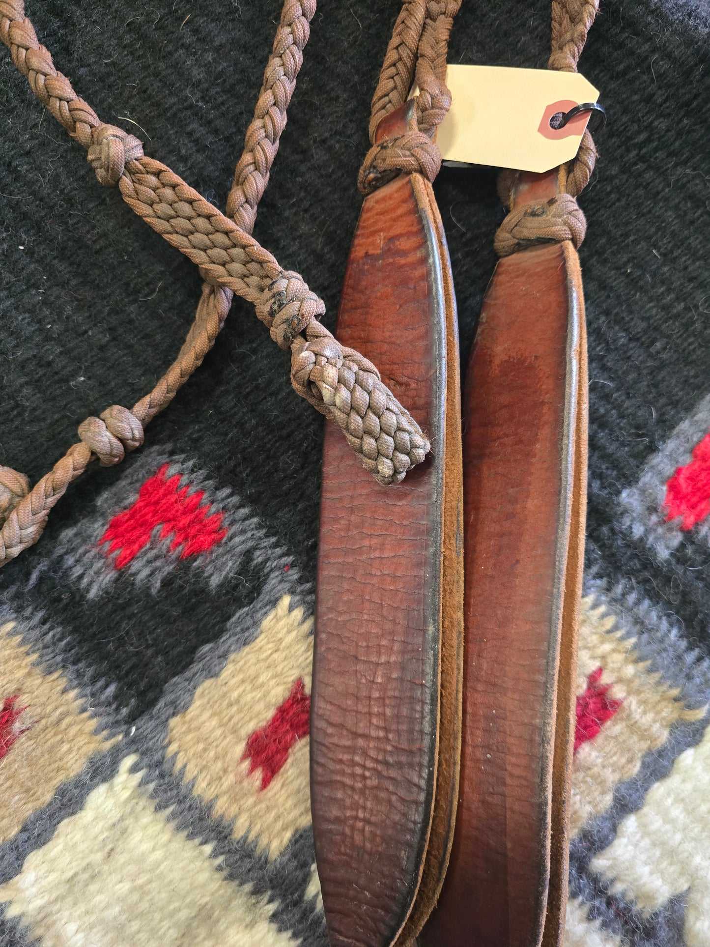 Brown Paracord Reins W/ Poppers