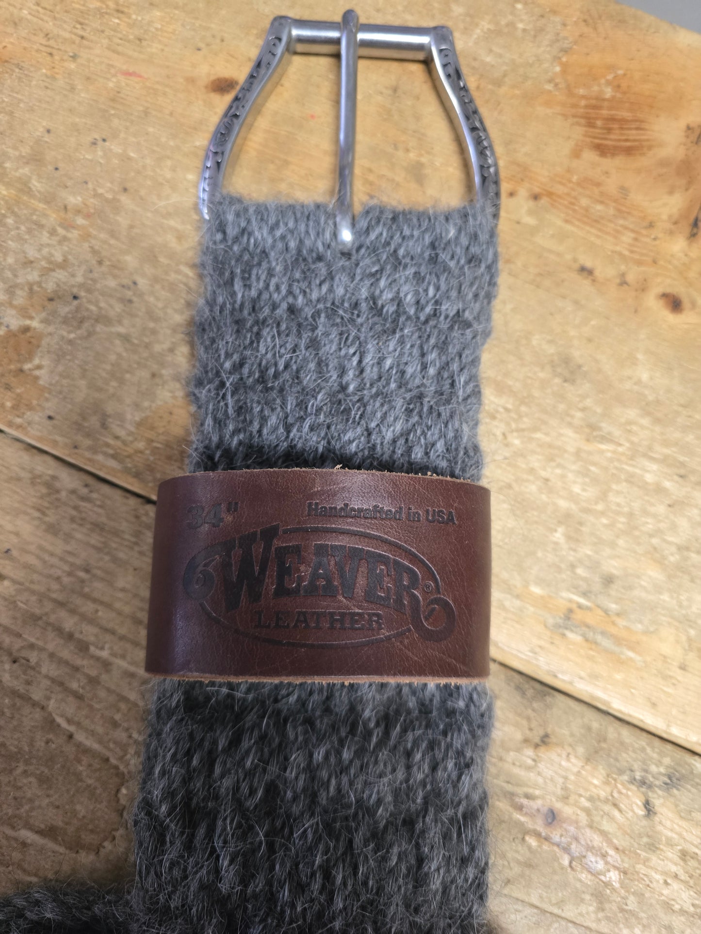Grey Mohair Cinch Smart Cinch