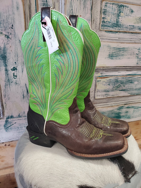 Green Topped Ariat Boots