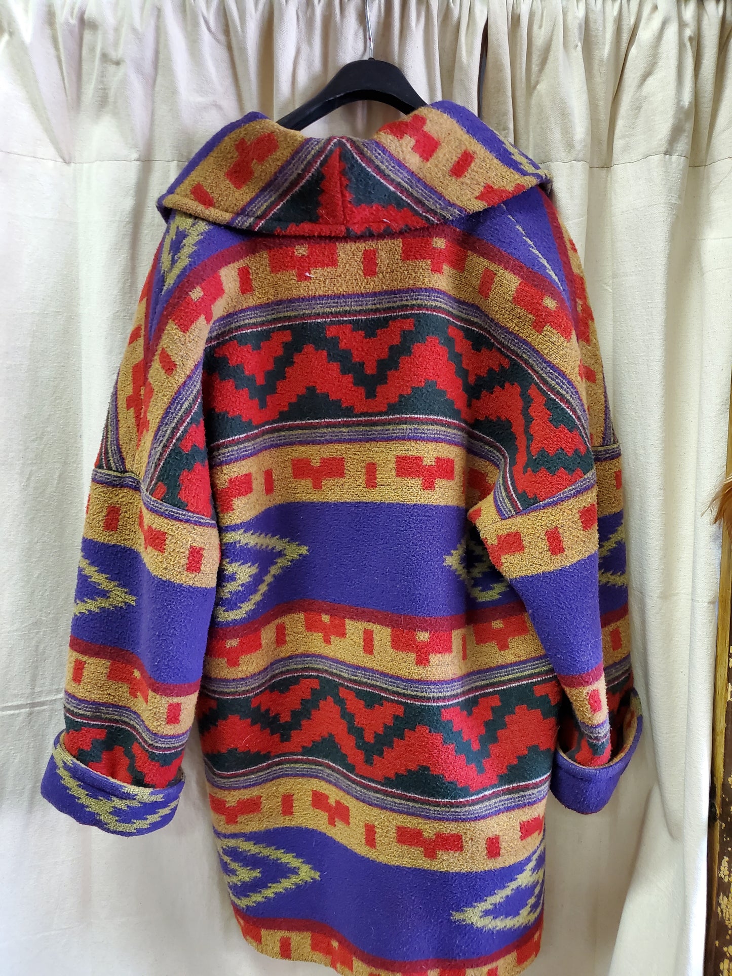 Pendelton Style Womens Heavy Wool Coat