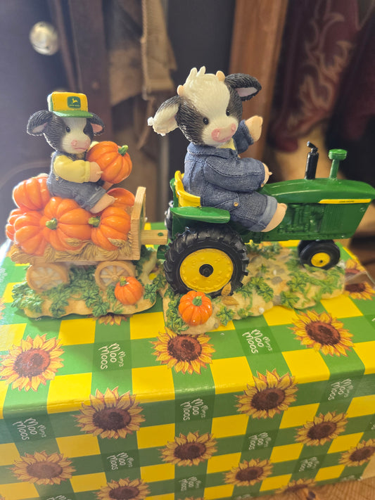 John Deere Moo Moo Ornamnent