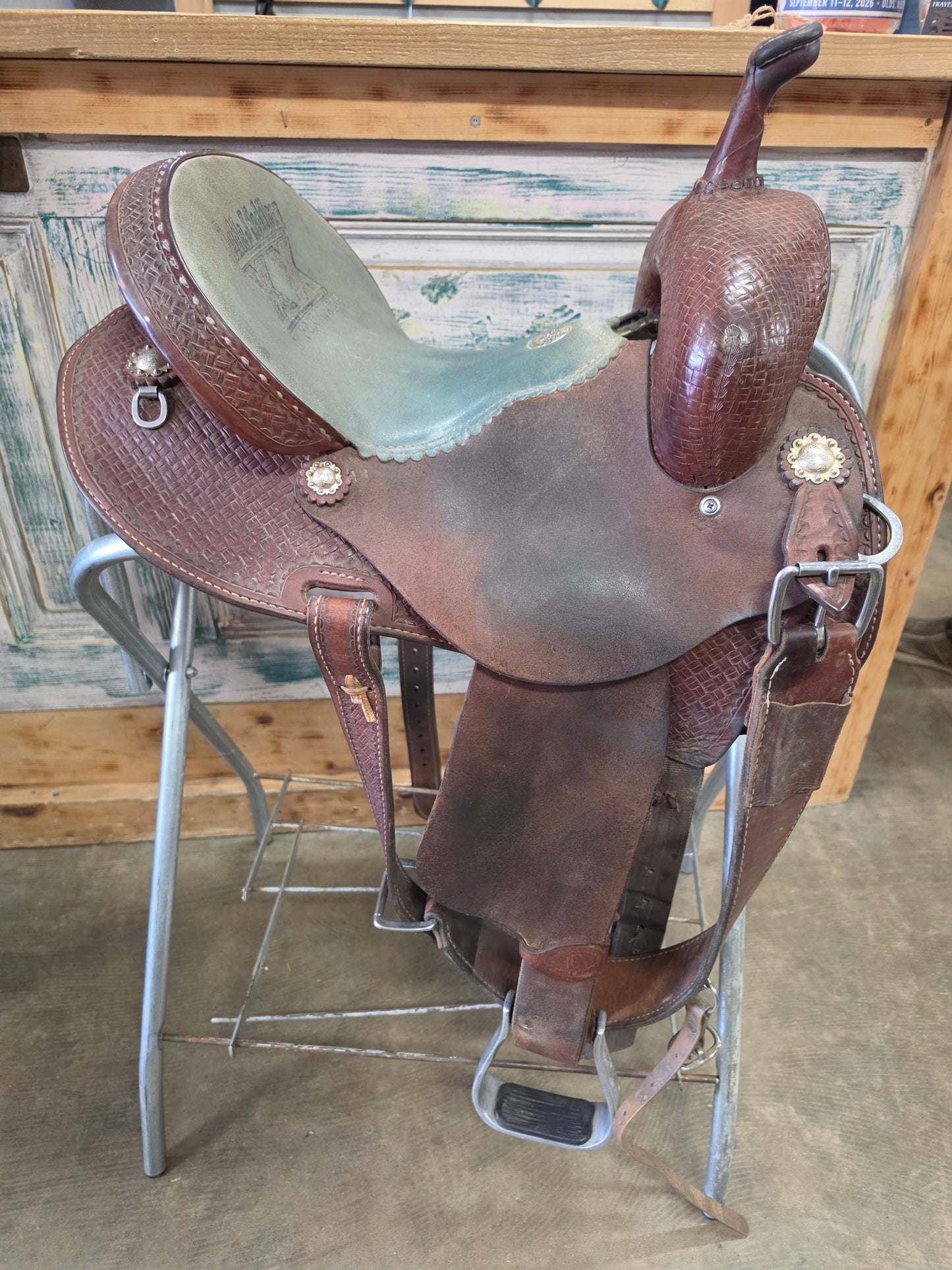 13.5 Double Jay Barrel Saddle