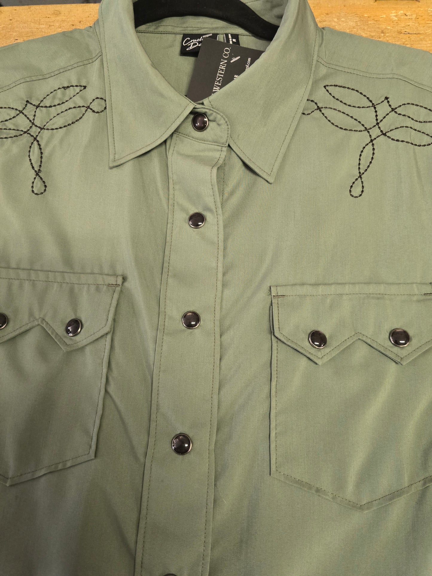 NEW Boot Stitch W/Shirt -Moss