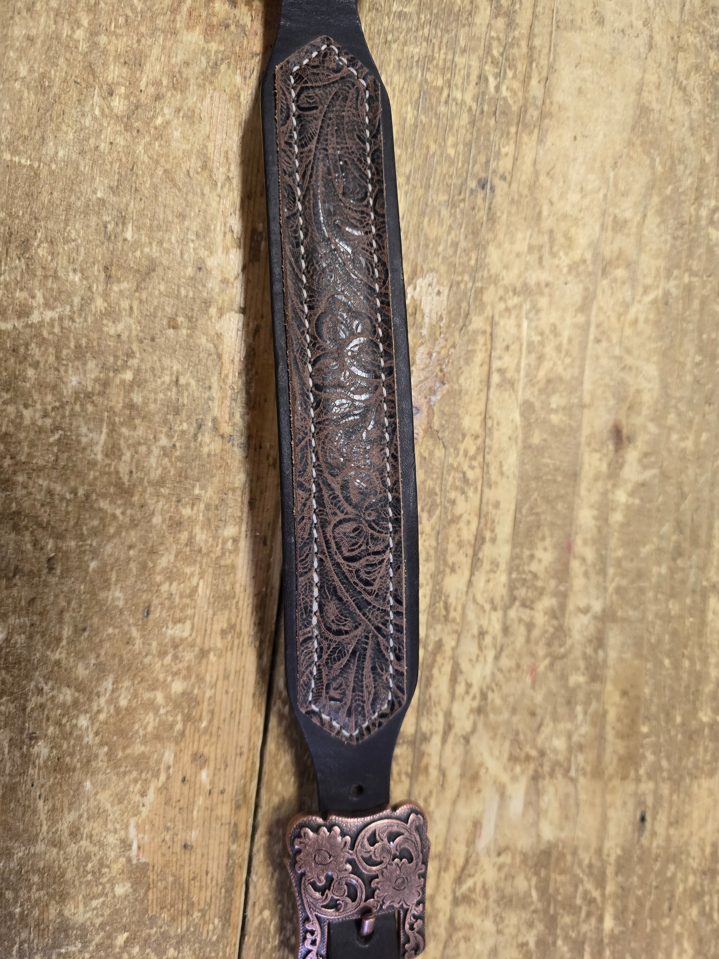 Like New Wither Strap Copper Details