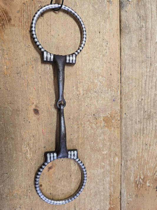 Silver Inlaid Fleming D-Ring