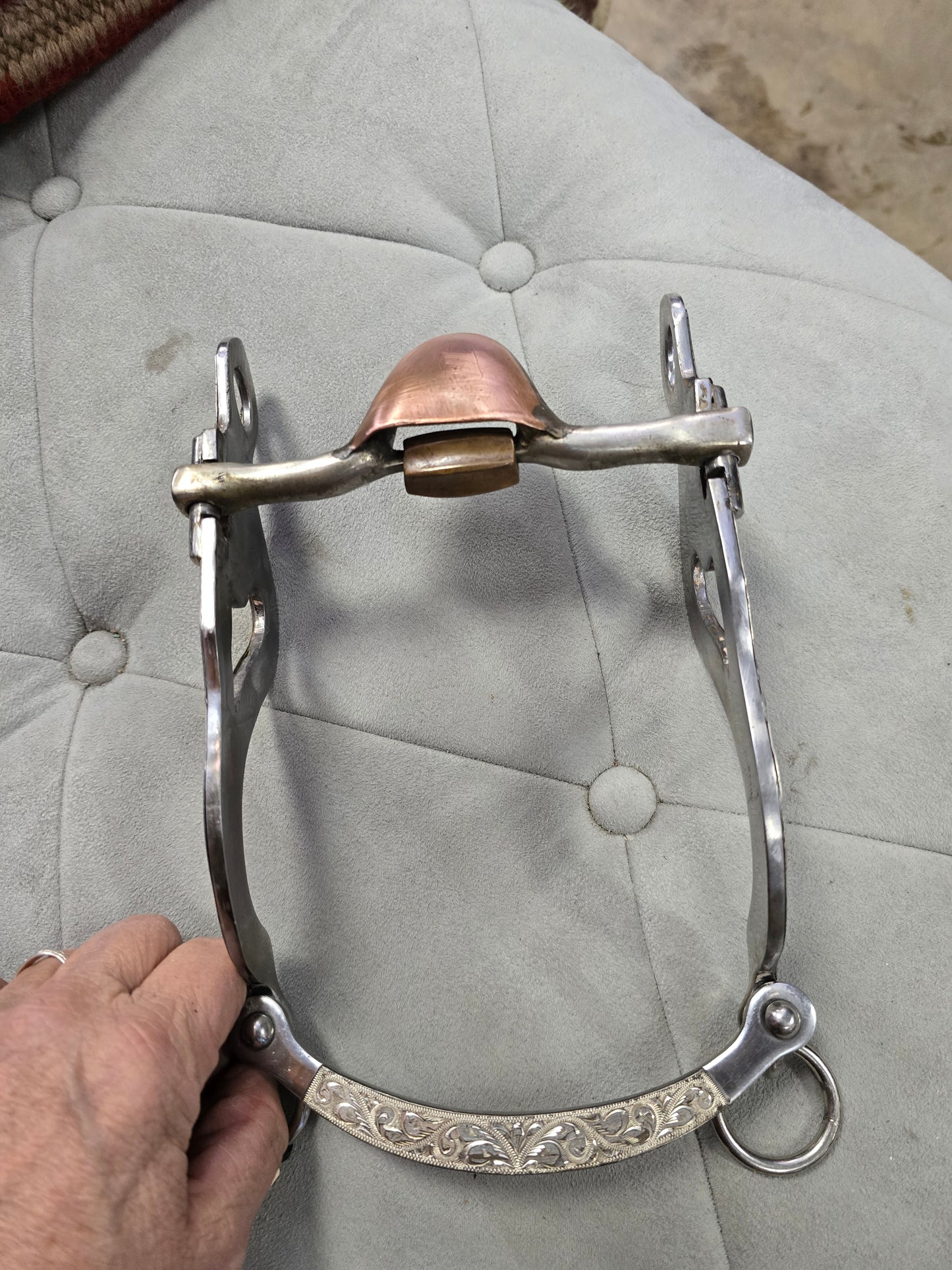 "Fleming Style" Silver Engraved Bit