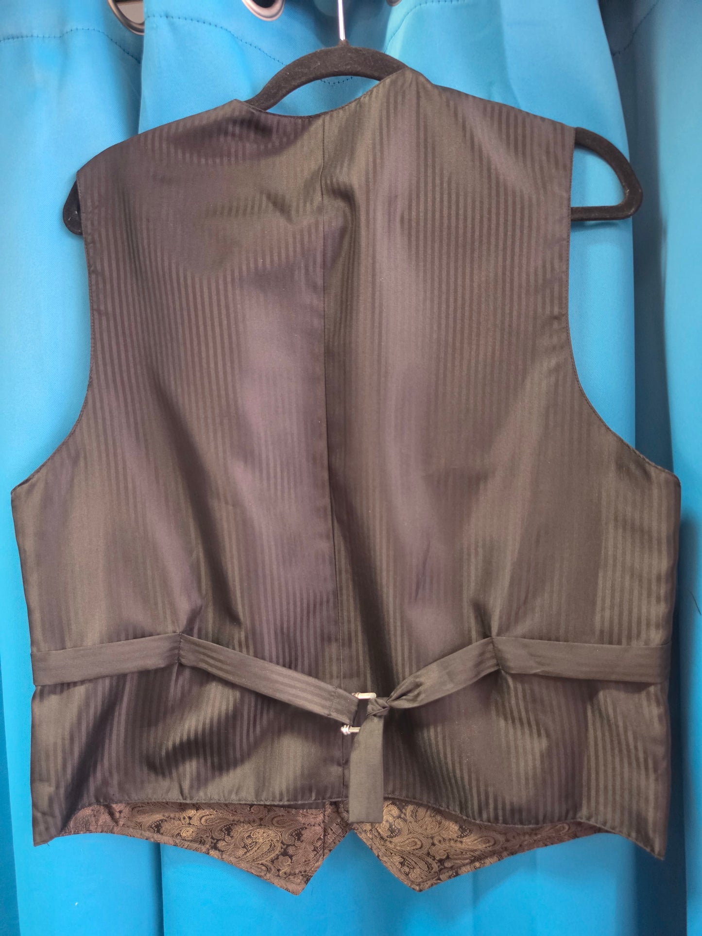 Men's Bronze Paisley Vest