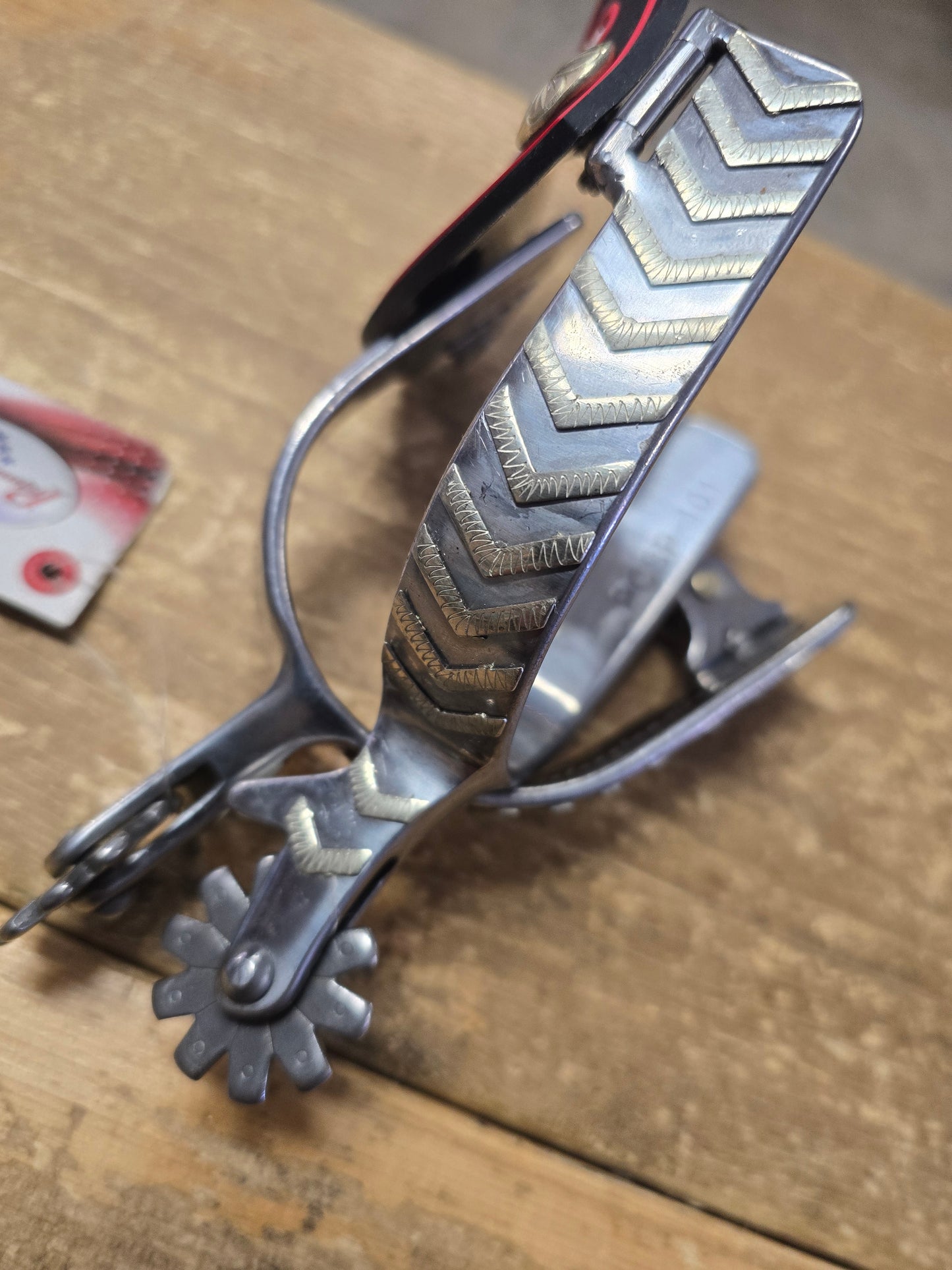 NEW Stainless Chevron Spurs