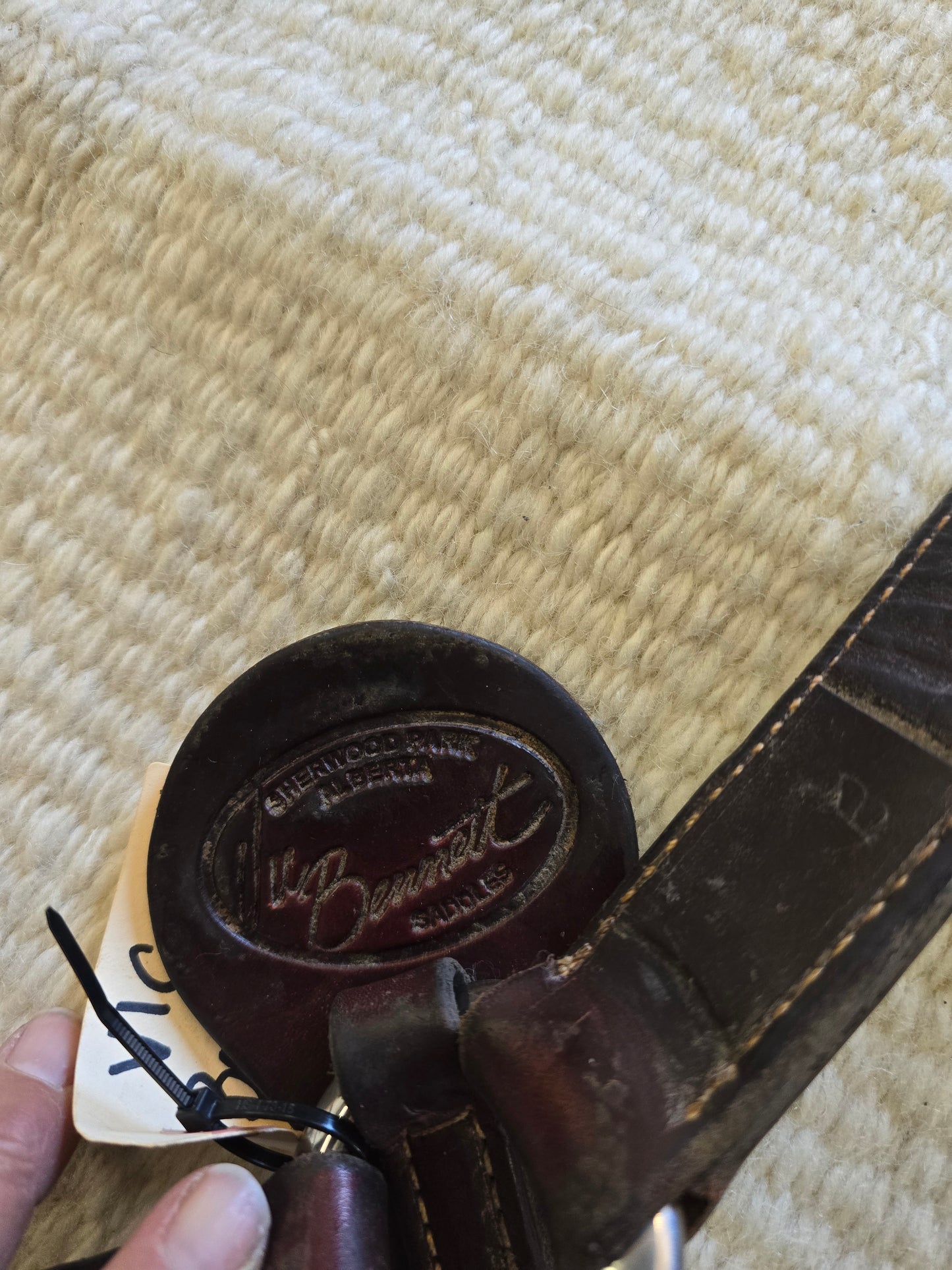 Leather Stamped Breast Collar