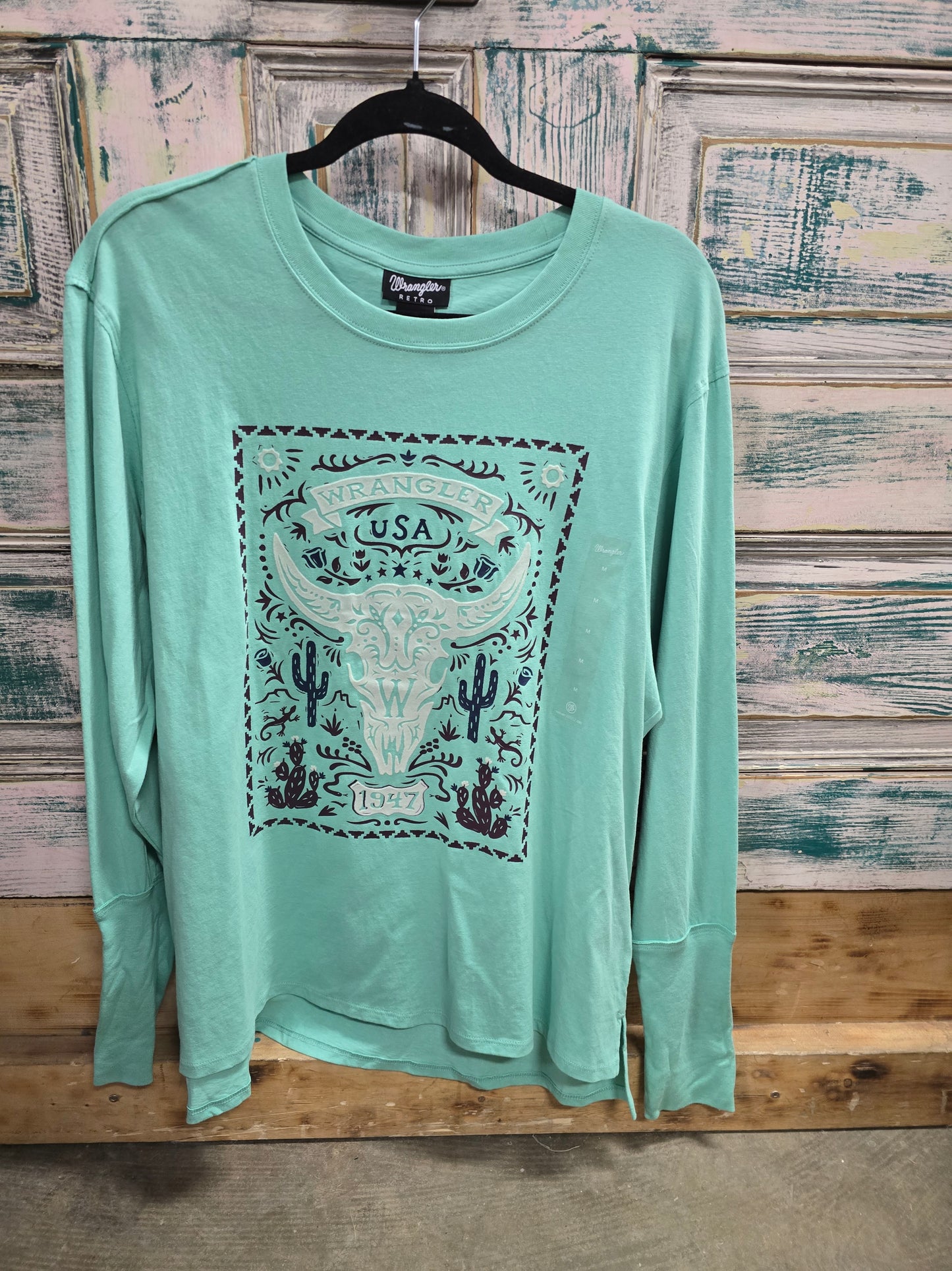 New Mint Long Slv. T- Shirt