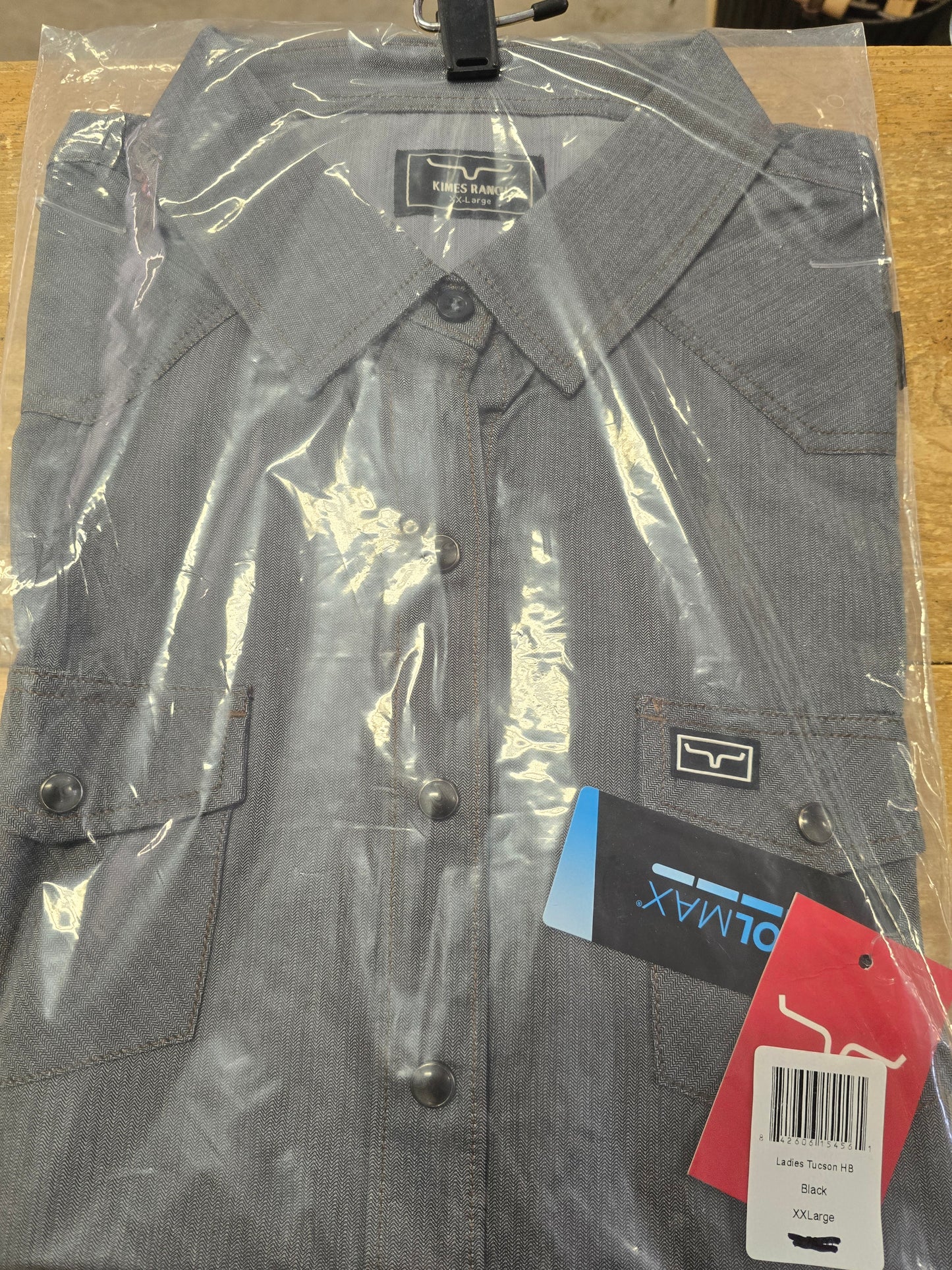 NEW Kimes Western Shirt- Grey