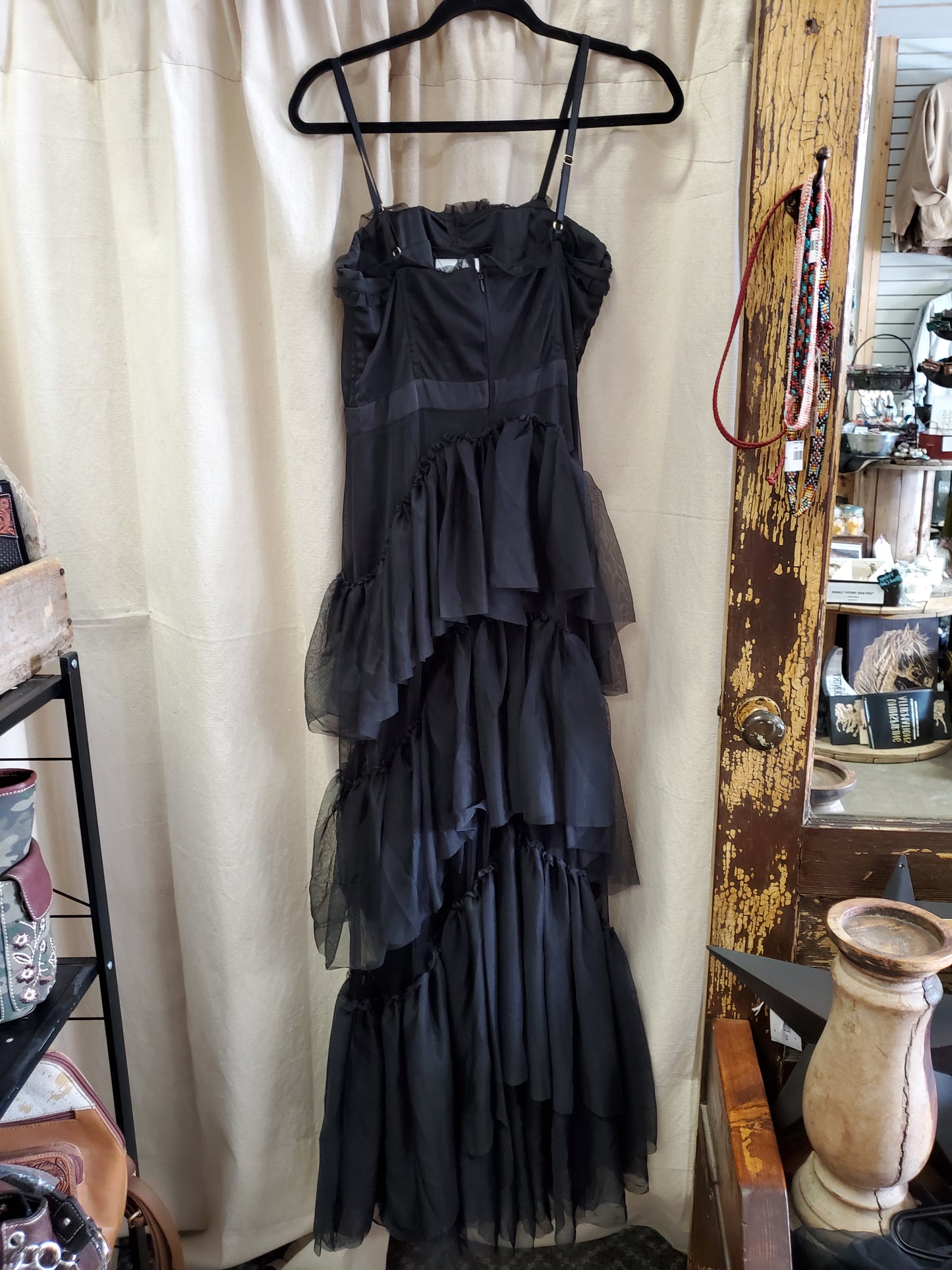 Black Long Dress/ Saloon Girl