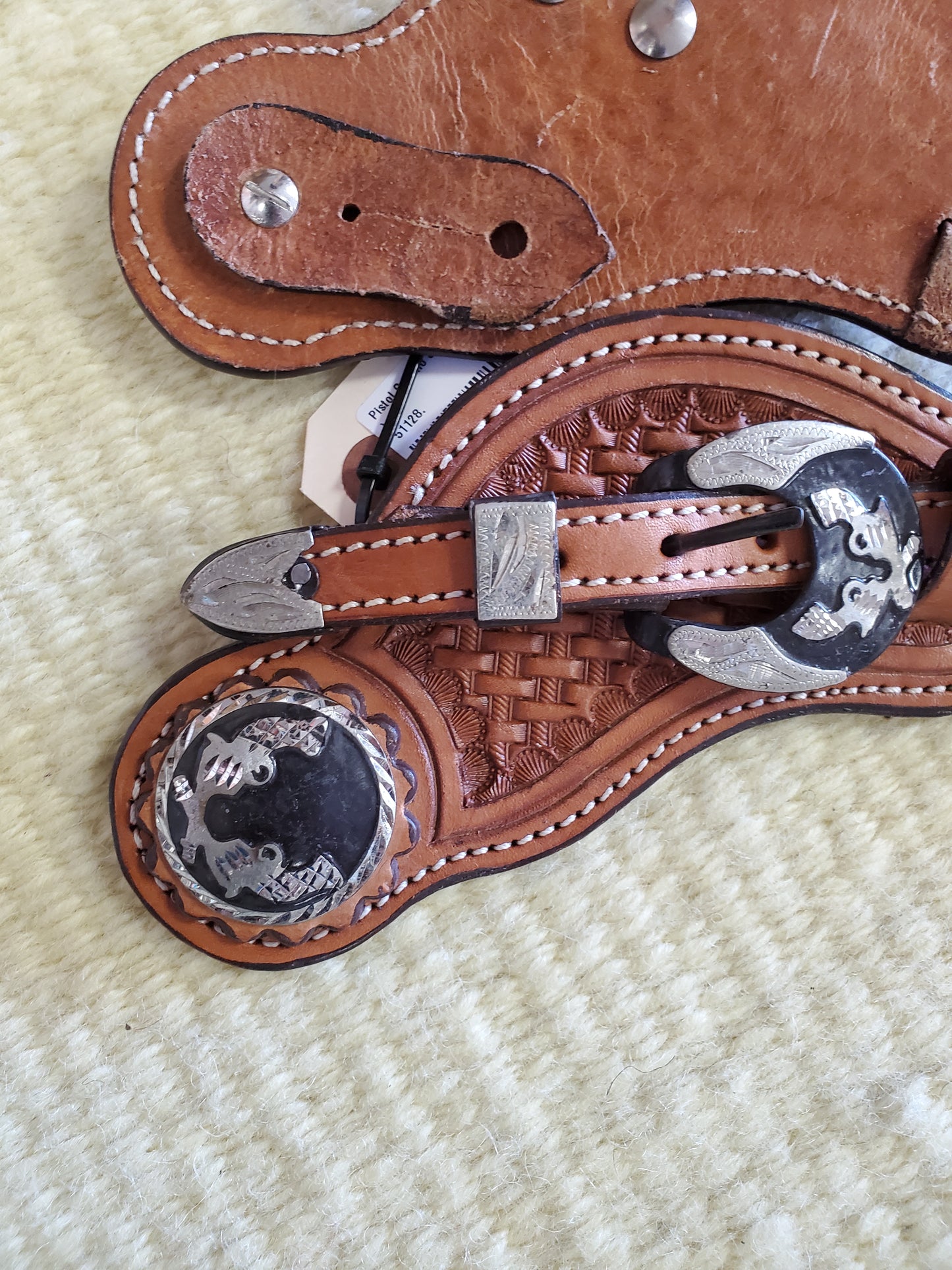 Pistol Concho Spur Straps (NEW)