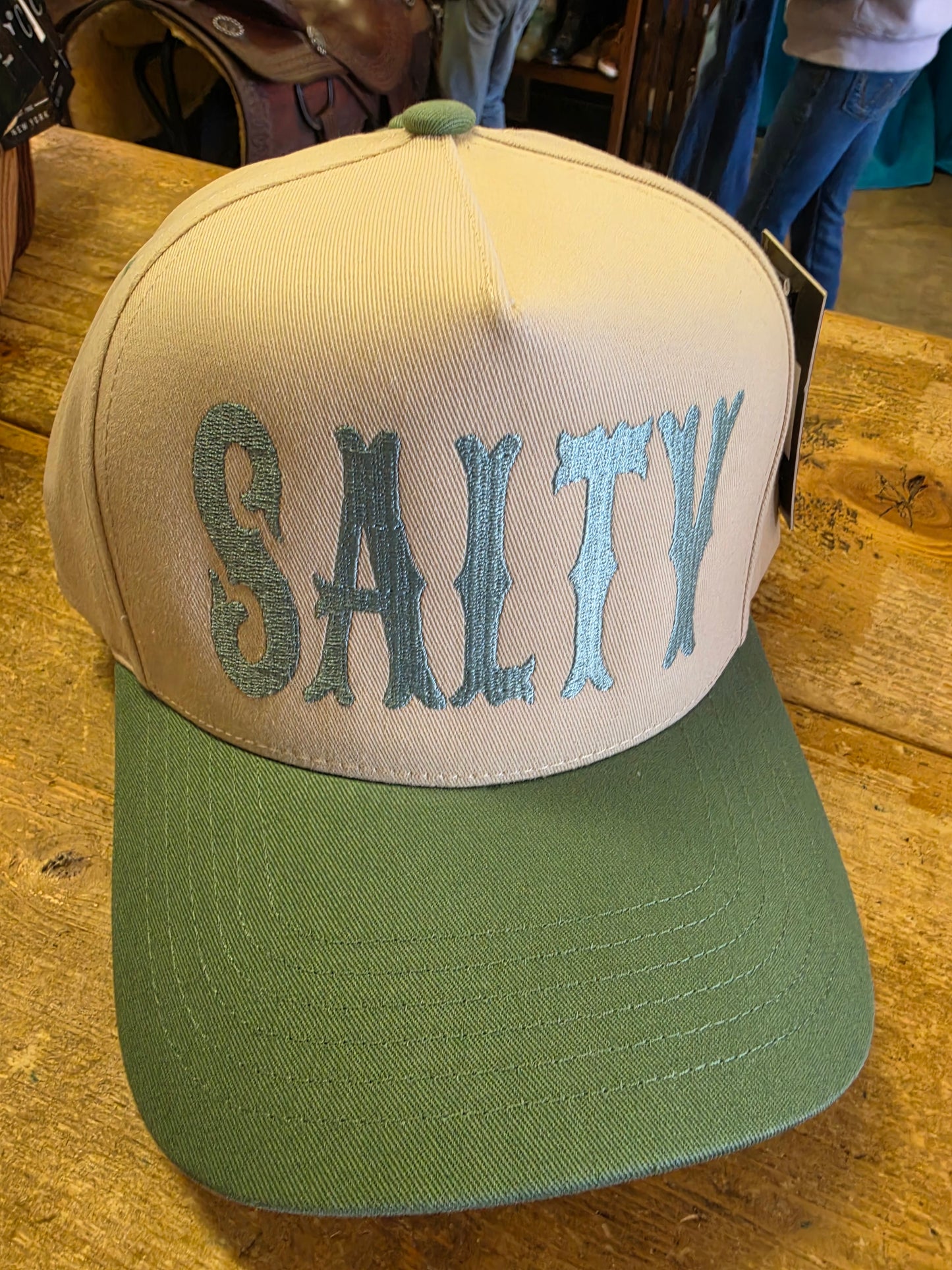 Salty Trucker Hat...Sage