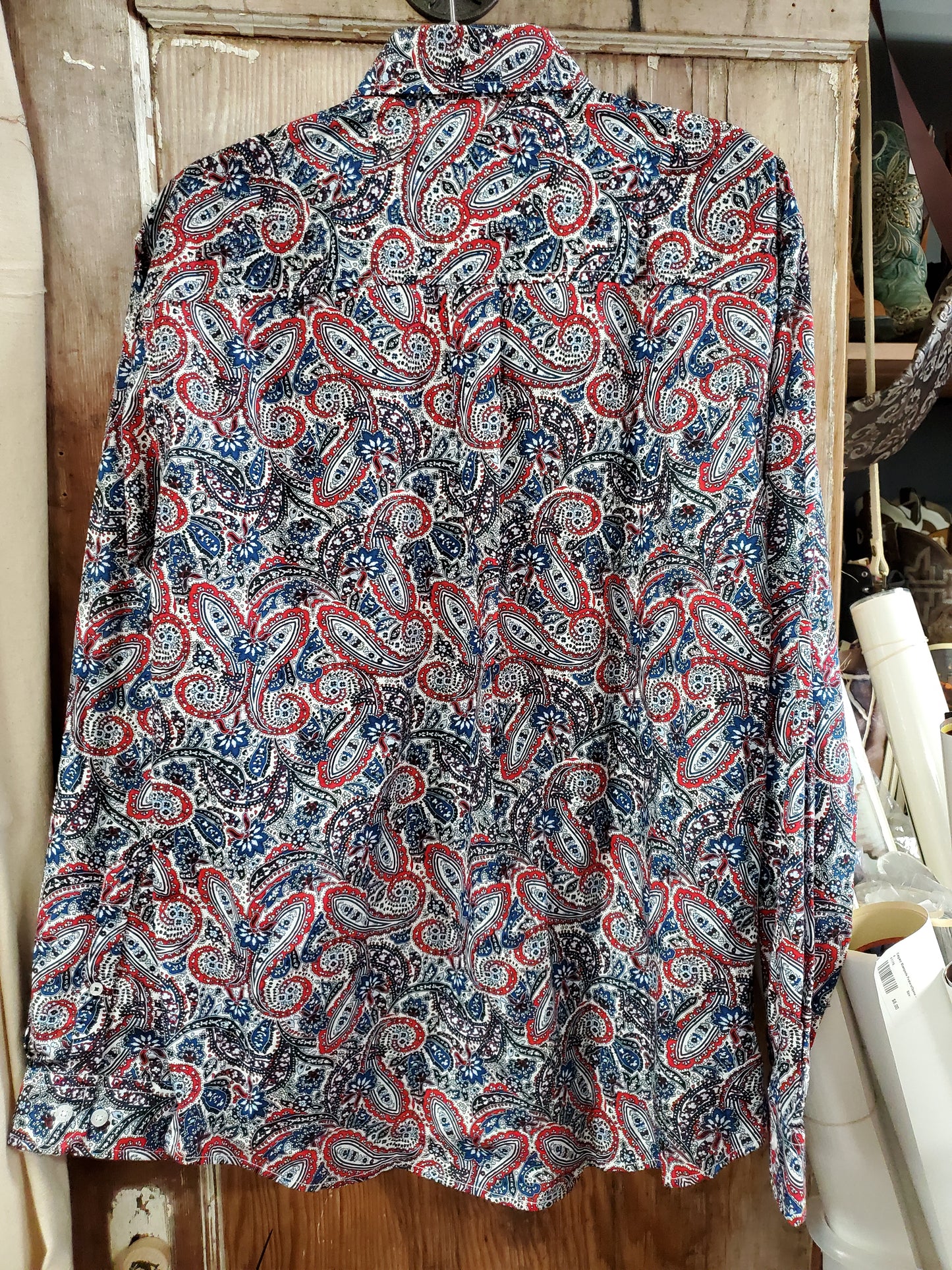 NWT Cinch Blue Paisley W/shirt - S & XL