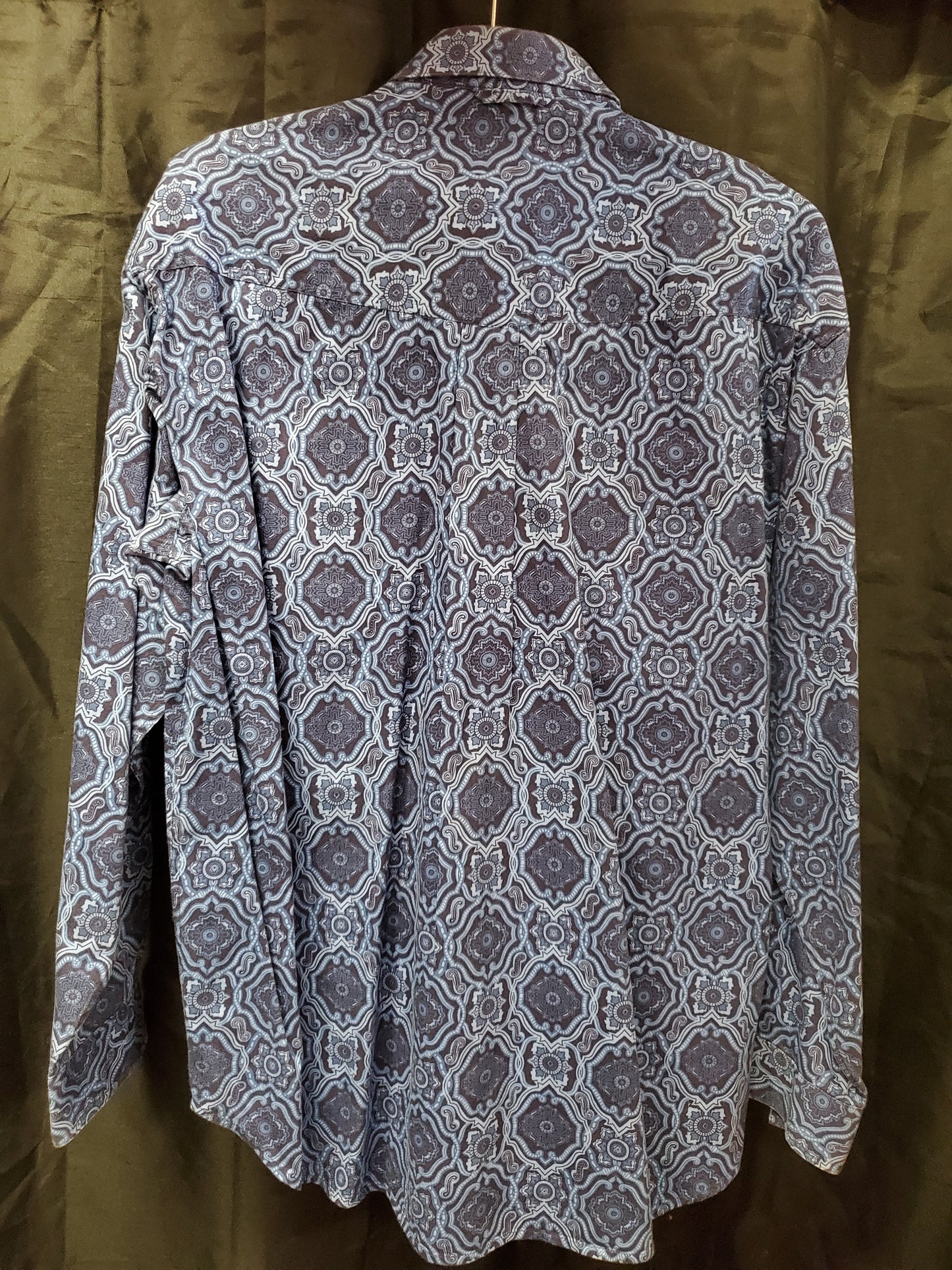 Purple Paisley Heavy Twill W/Shirt