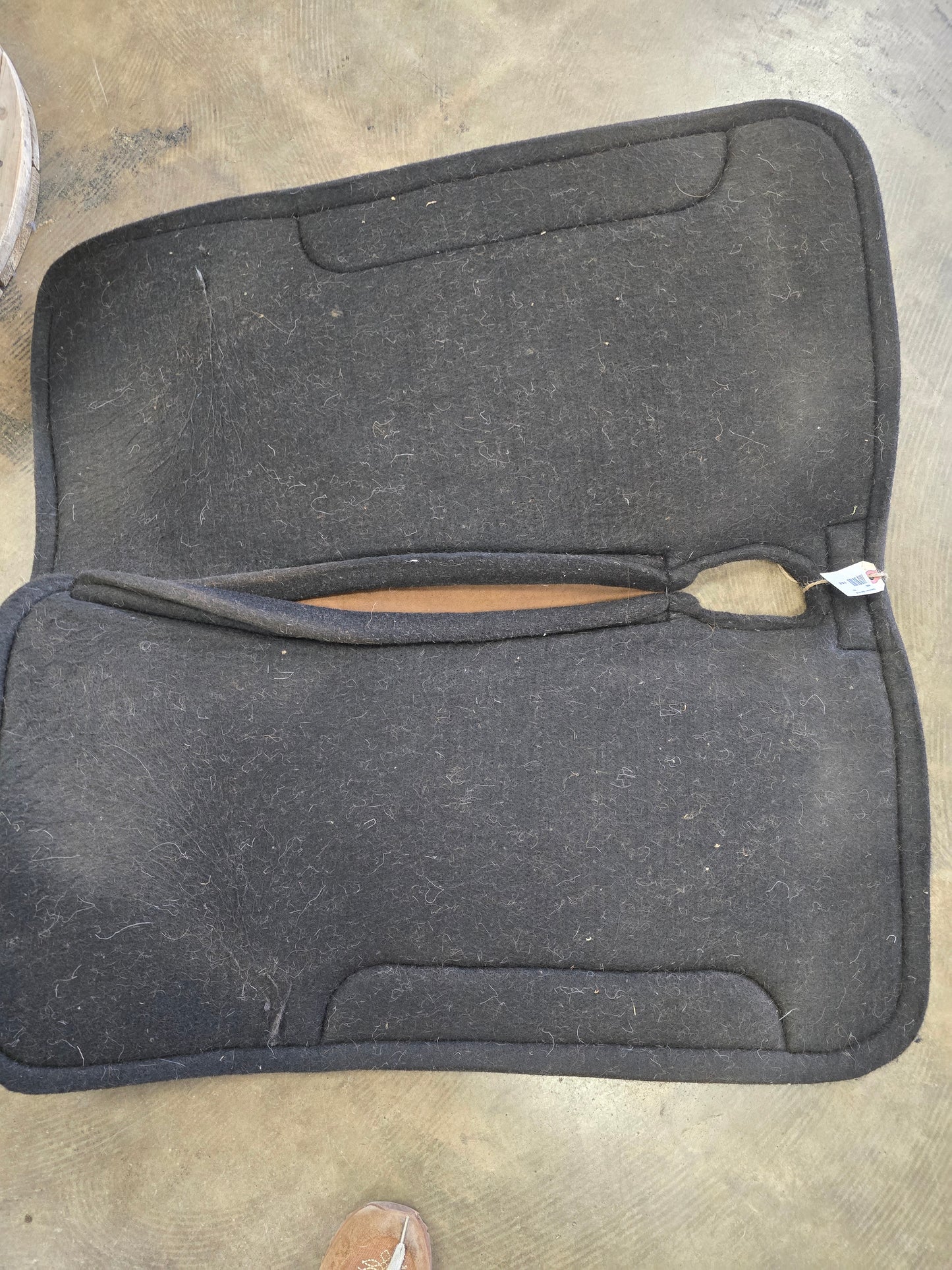 Diamond Wool 1" Black Felt Pad