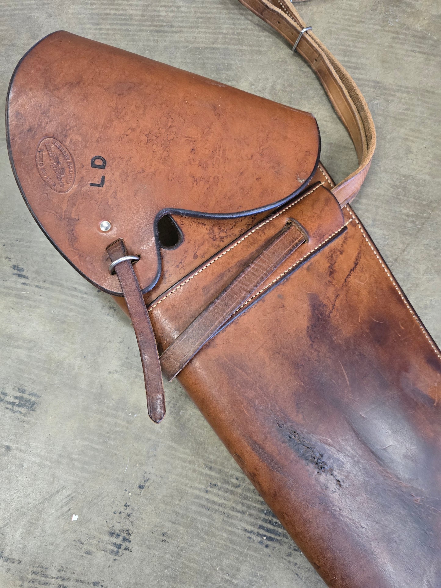 Leather Rifle Scabbard