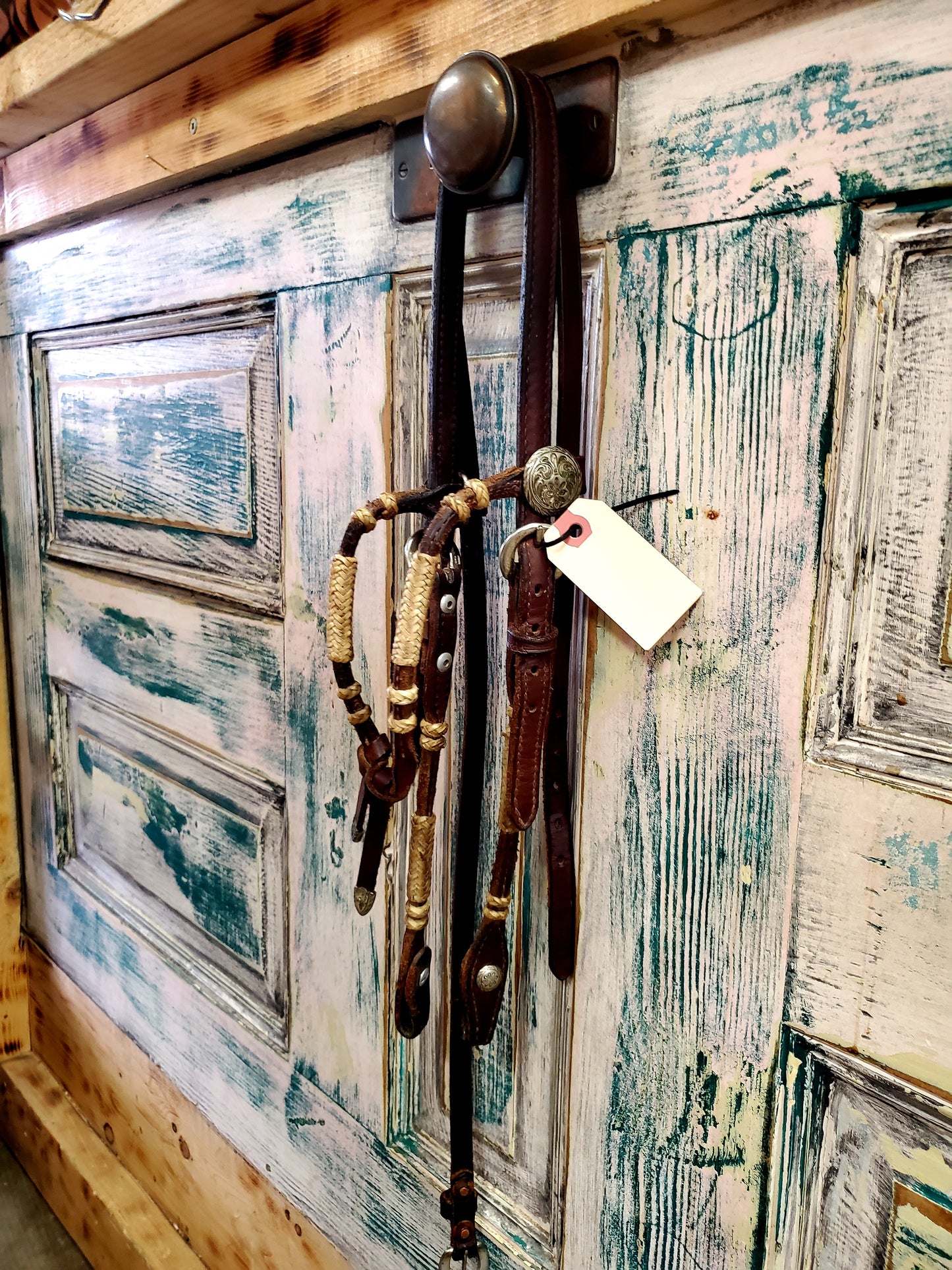 Futurity Knot Headstall W/ Rawhide