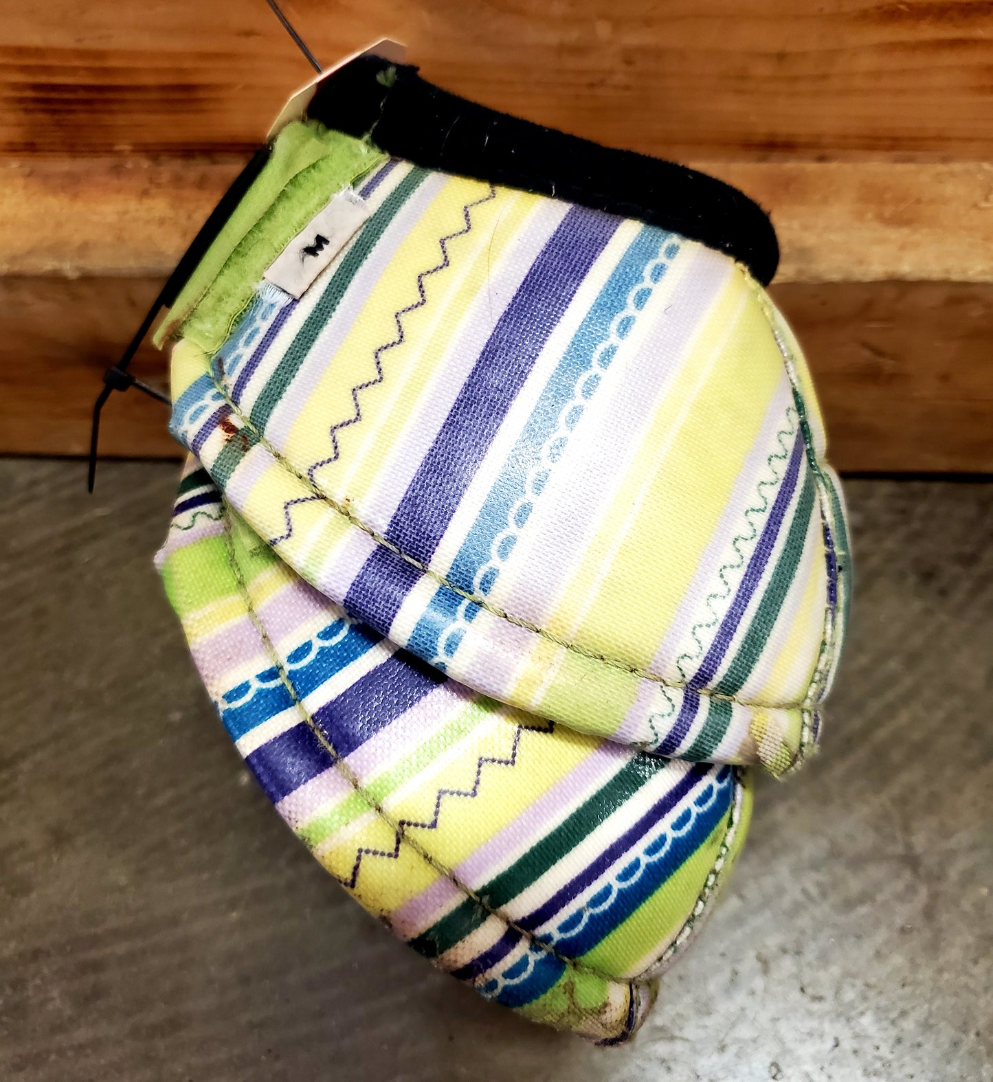 Green Print Bell Boot (M)