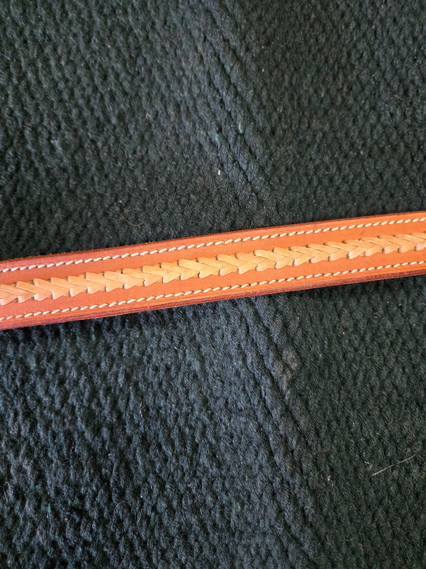 NEW Rawhide Detail Breast Collar