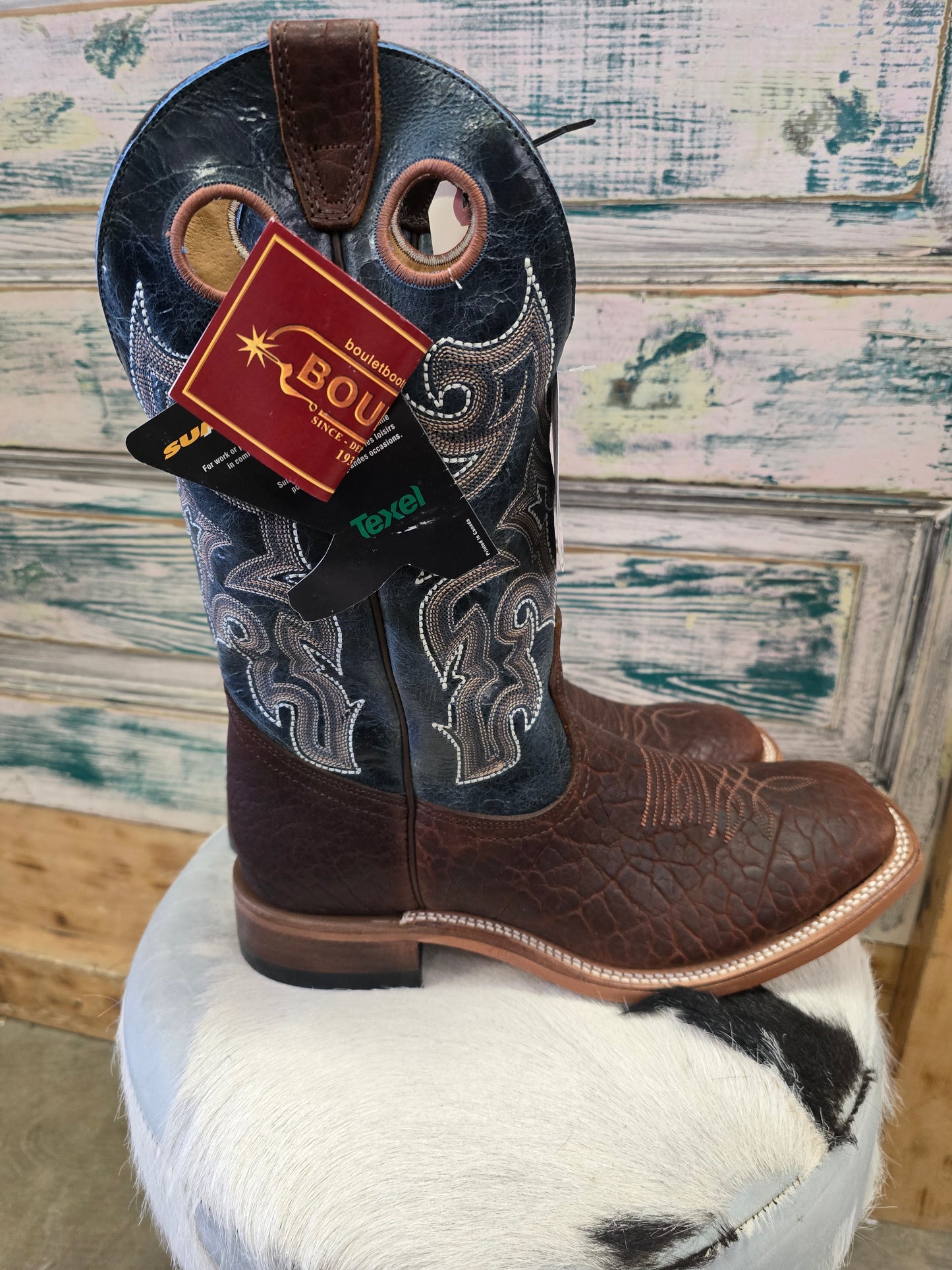 NEW Blue Topped Boulet Boots