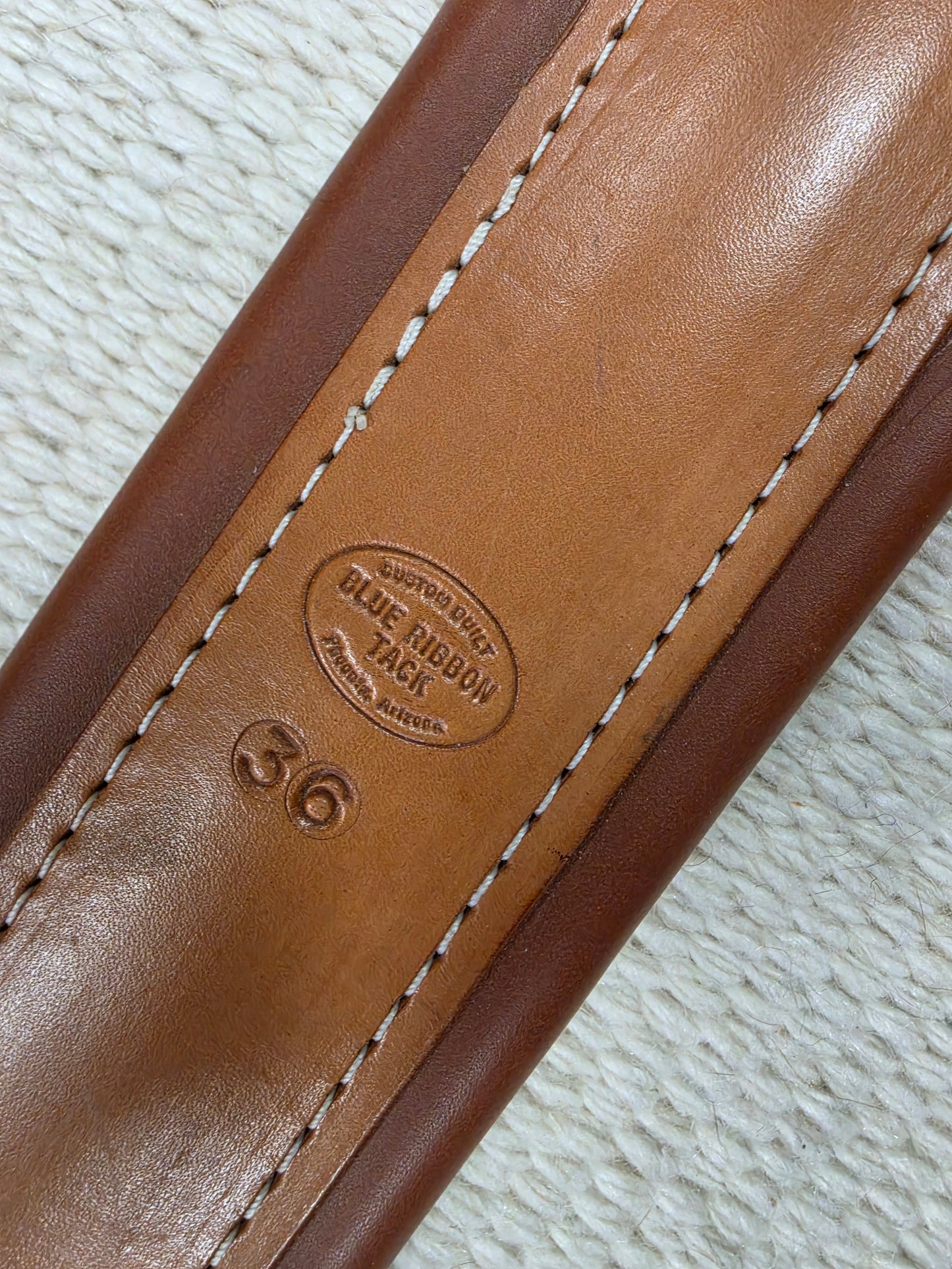 36 Inch Blue Ribbon Front Cinch