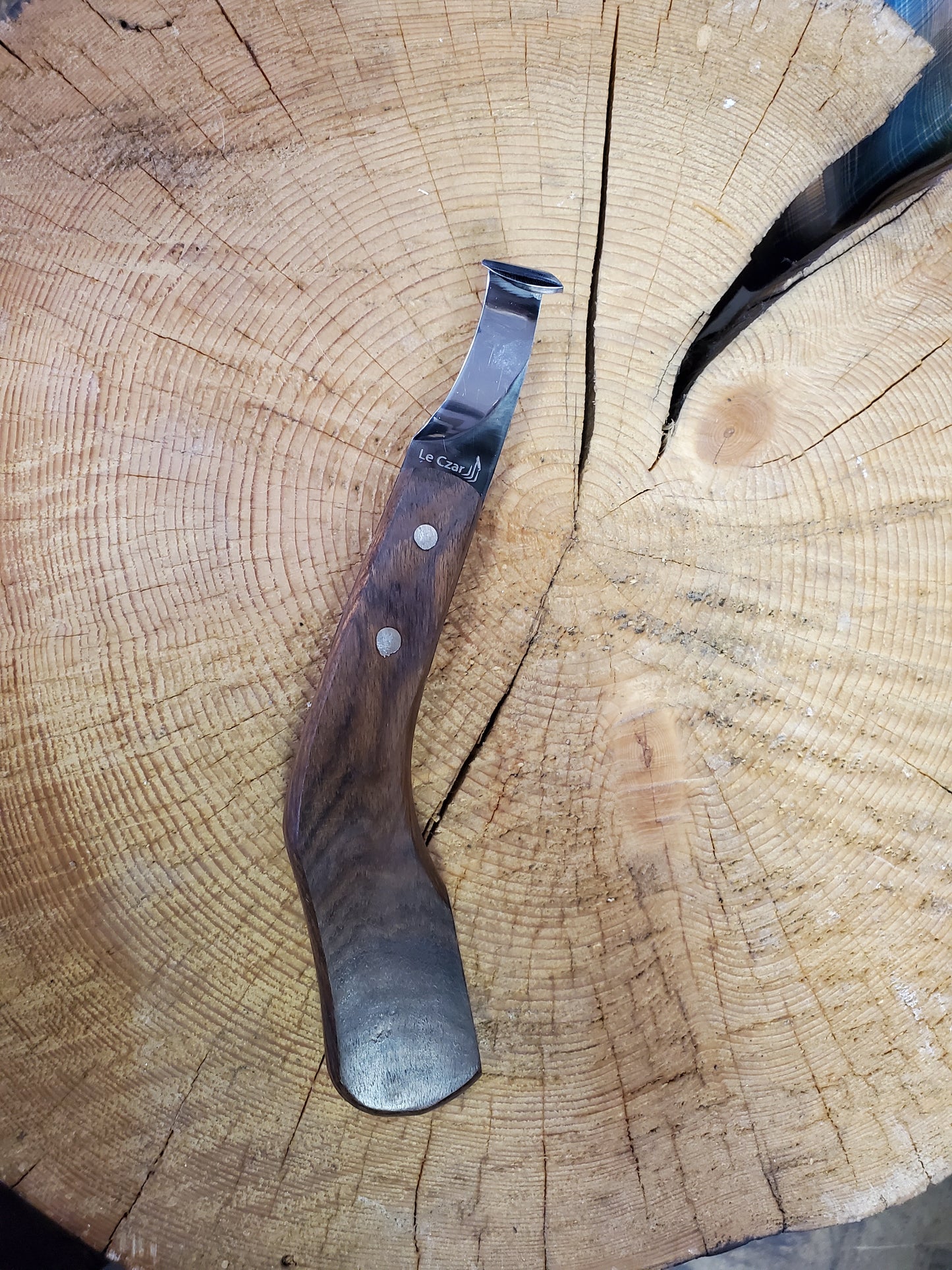 Wooden Handle Hoof Knives