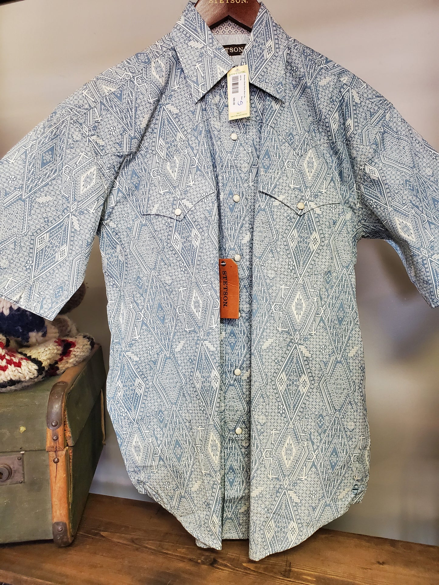 Stetson Ghost Aztec Short Slv.