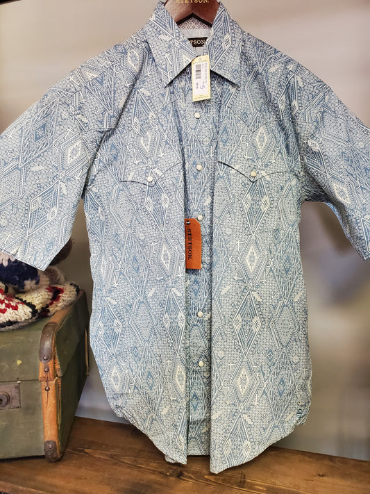 Stetson Ghost Aztec Short Slv.