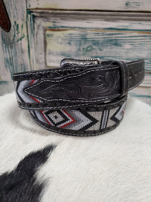 NEW Grey Aztec Belt - 40"