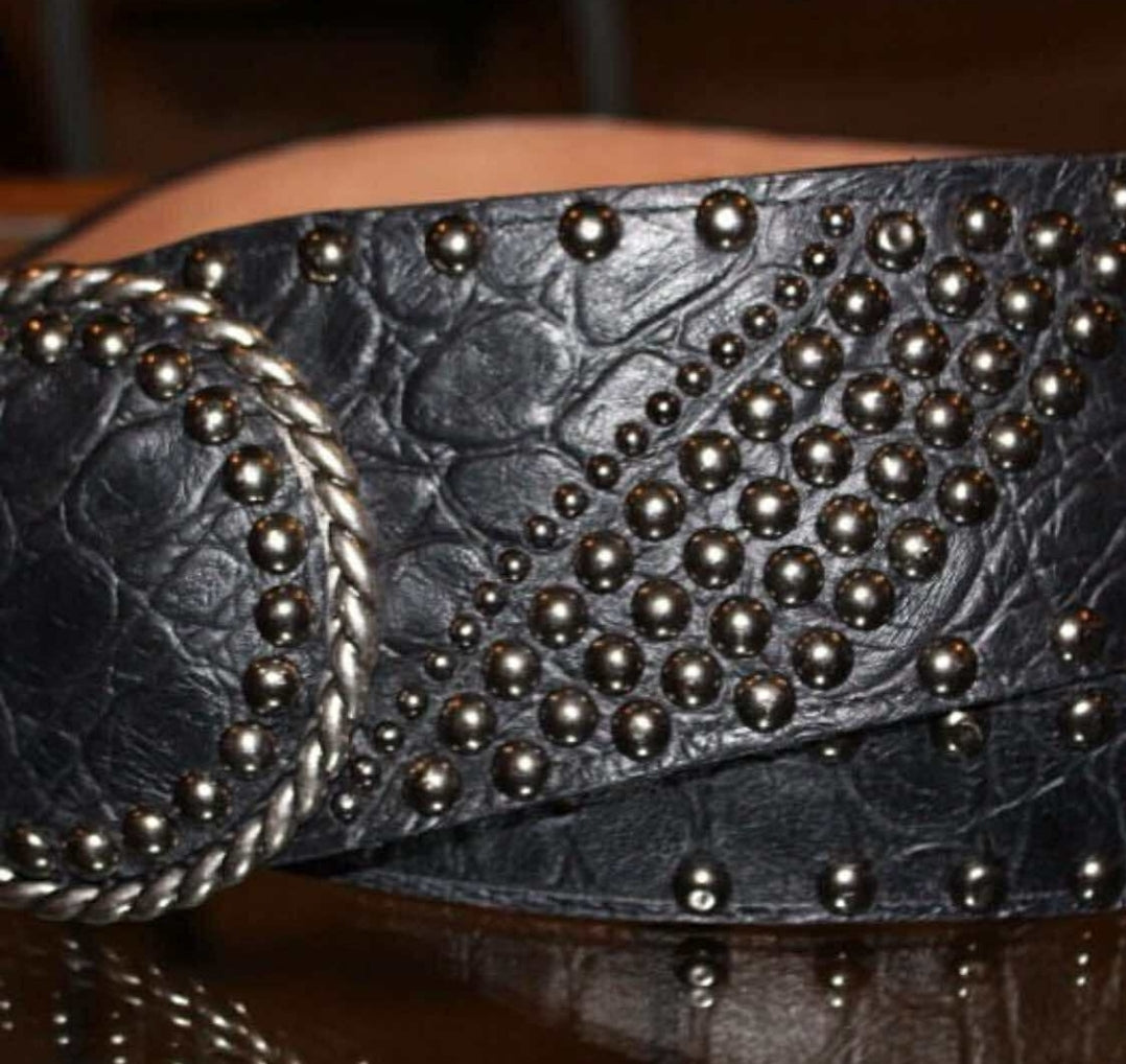 Fashion Leather Belt/ Stud Details