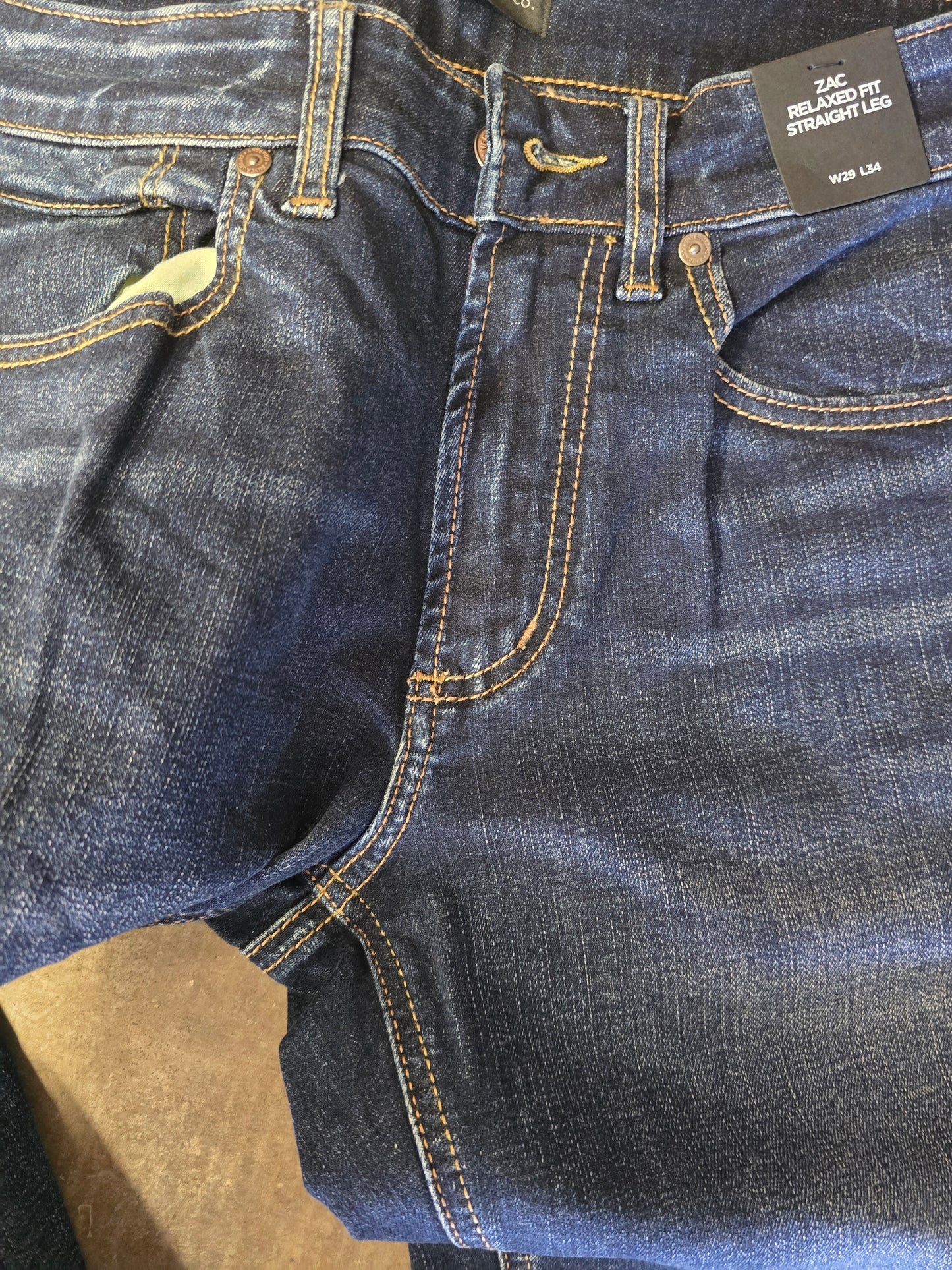 NEW Mens Zac Relaxed Fit Jeans