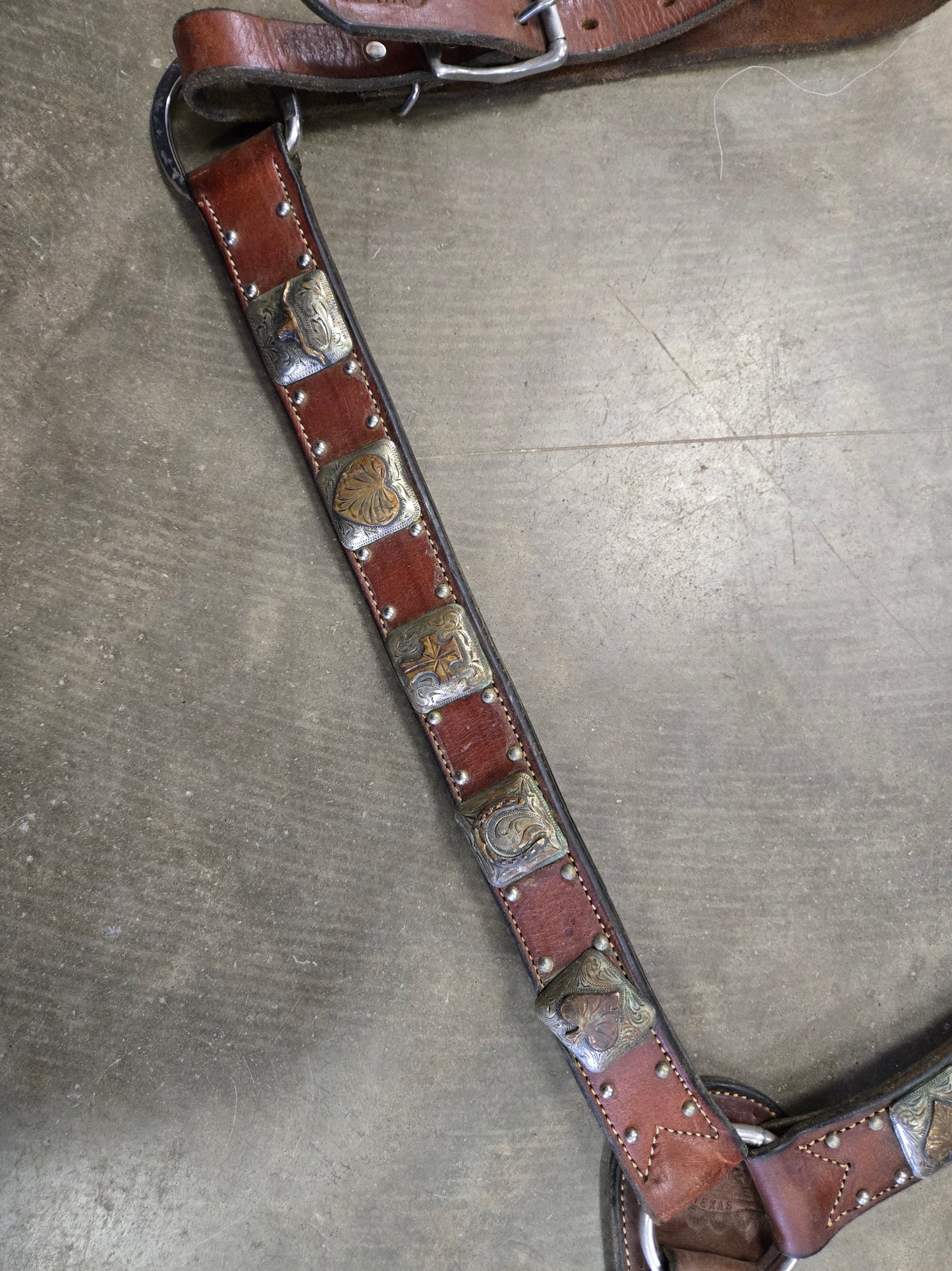 Martin Breast Collar/Sq. Concho