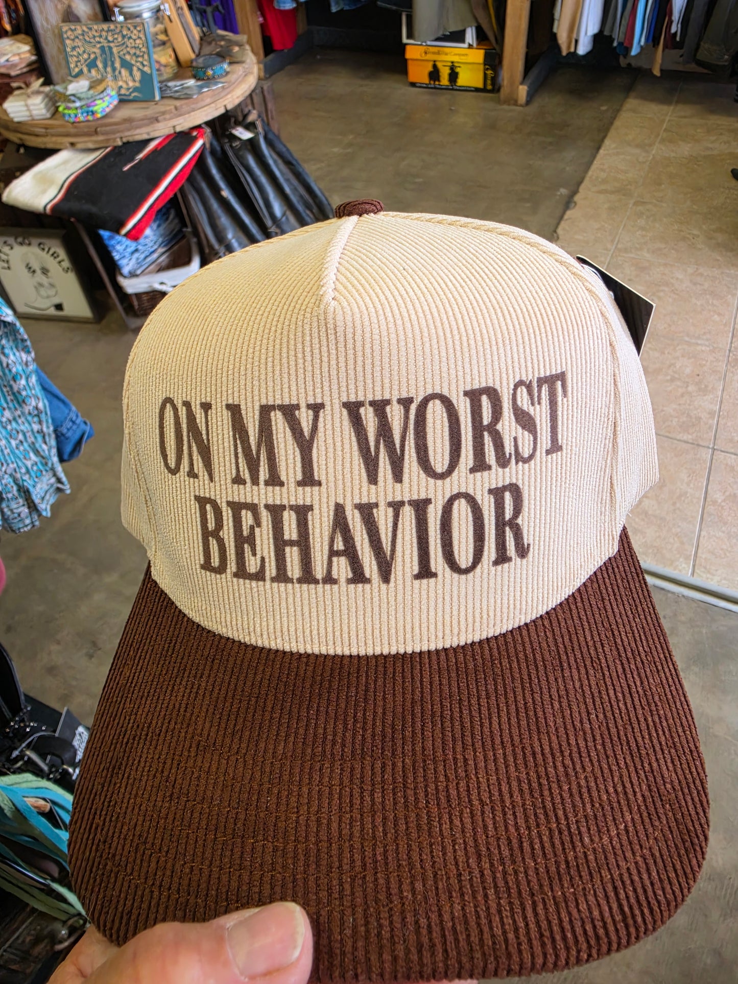 Worst Behavior (Brown)                           Trucker Hat