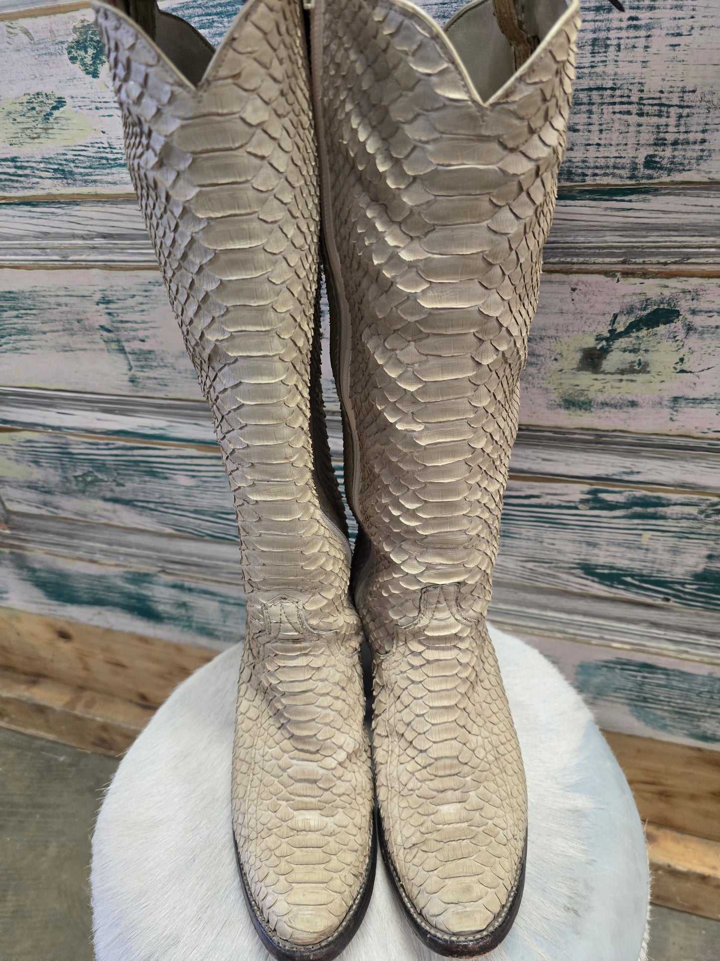 Vintage Larry Mahan Boots/Python