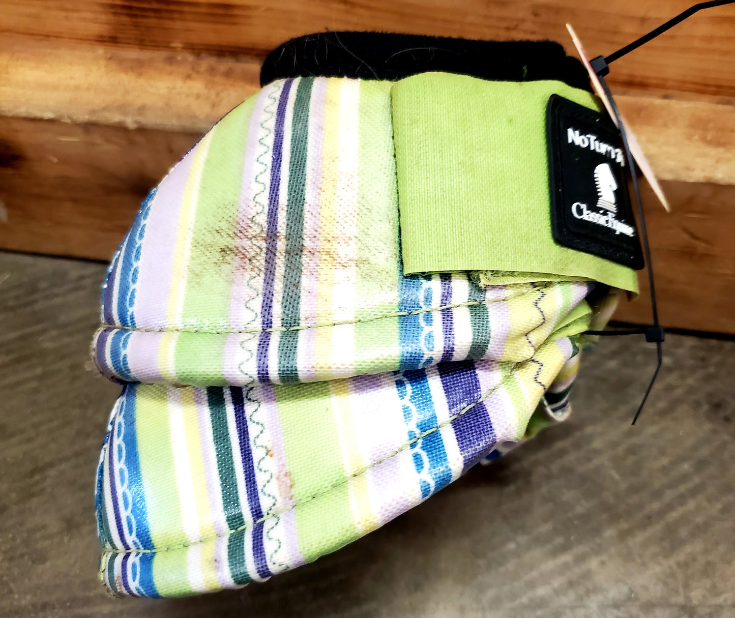 Green Print Bell Boot (M)